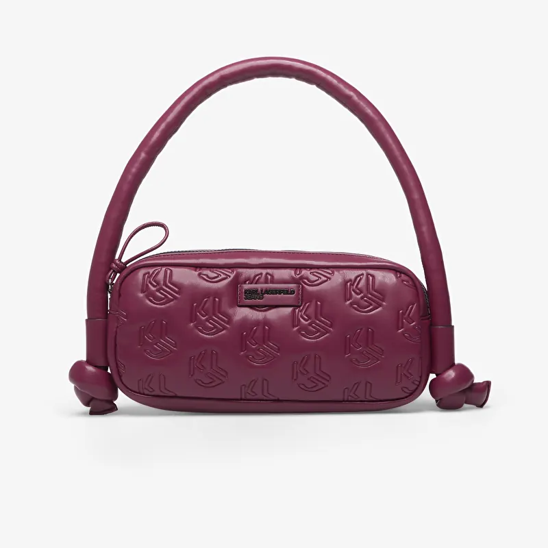 Bag Karl Lagerfeld Jeans Puffy Pu Elongated Bag Amaranth