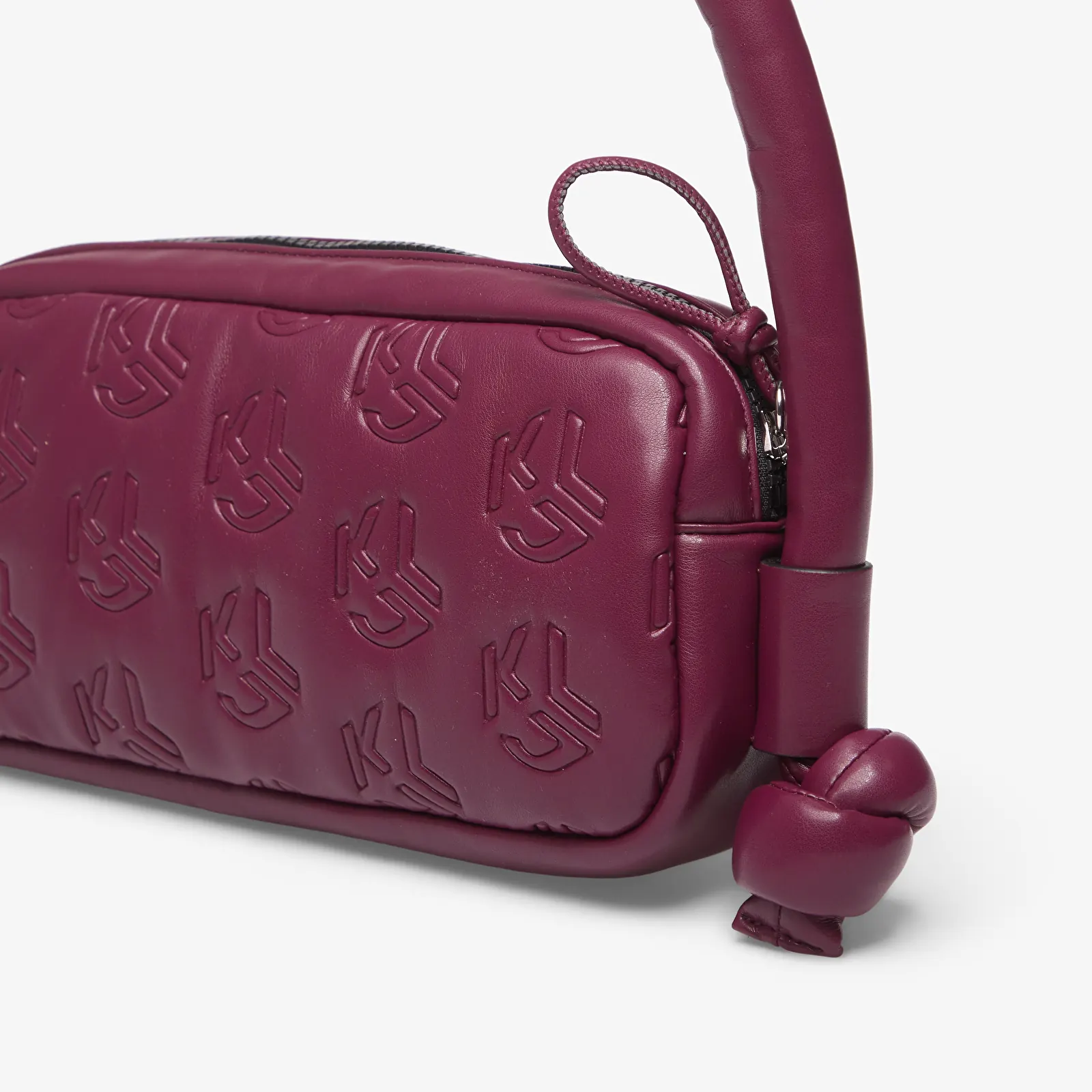 Krepšiai per petį Karl Lagerfeld Jeans Puffy Pu Elongated Bag Amaranth