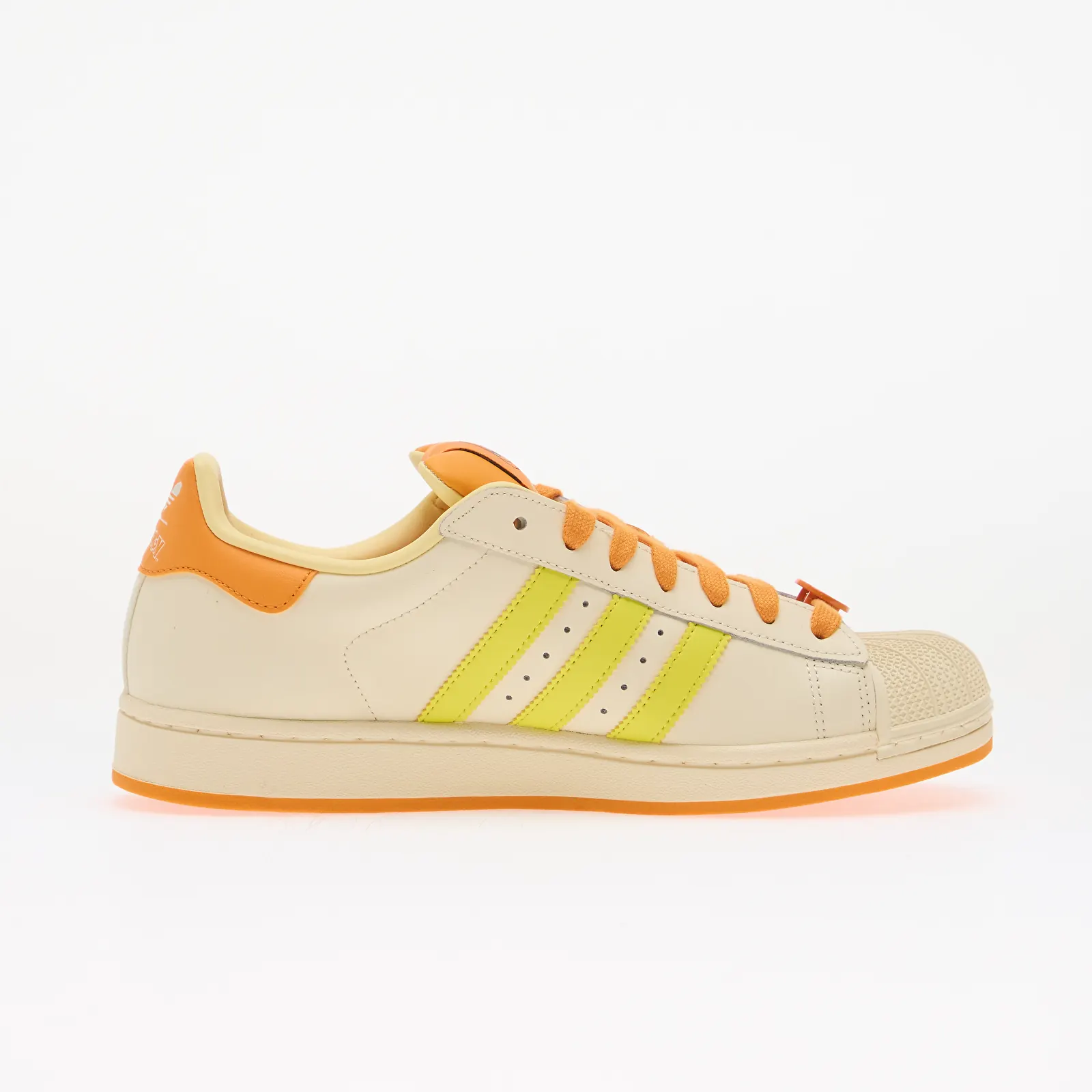 Pánské tenisky a boty adidas x Pokemon Superstar II (Charmander) Cream White/ Shock Yellow/ Bright Orange