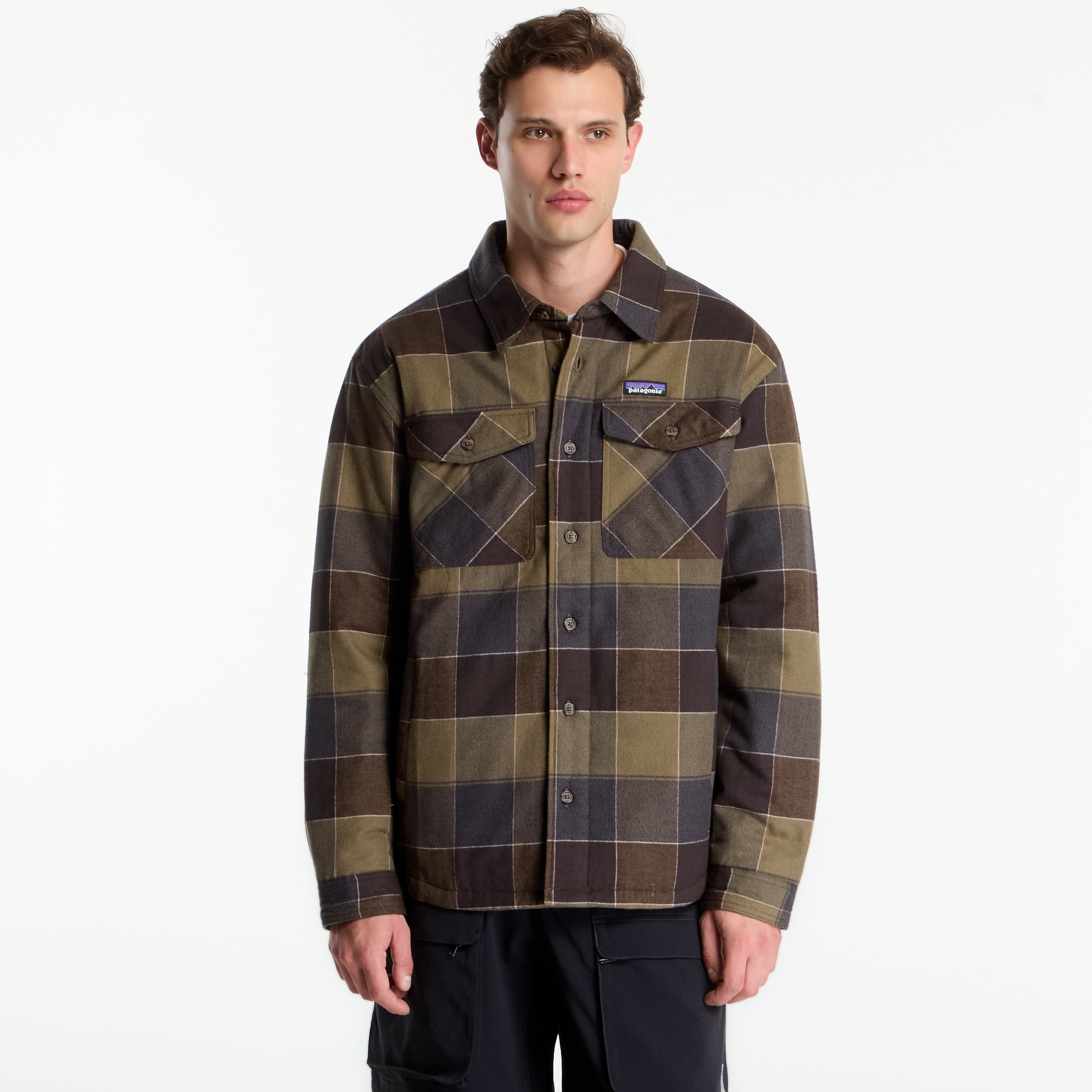 Риза Patagonia M's Lightweight Insulated Fjord Flannel Shirt Green L