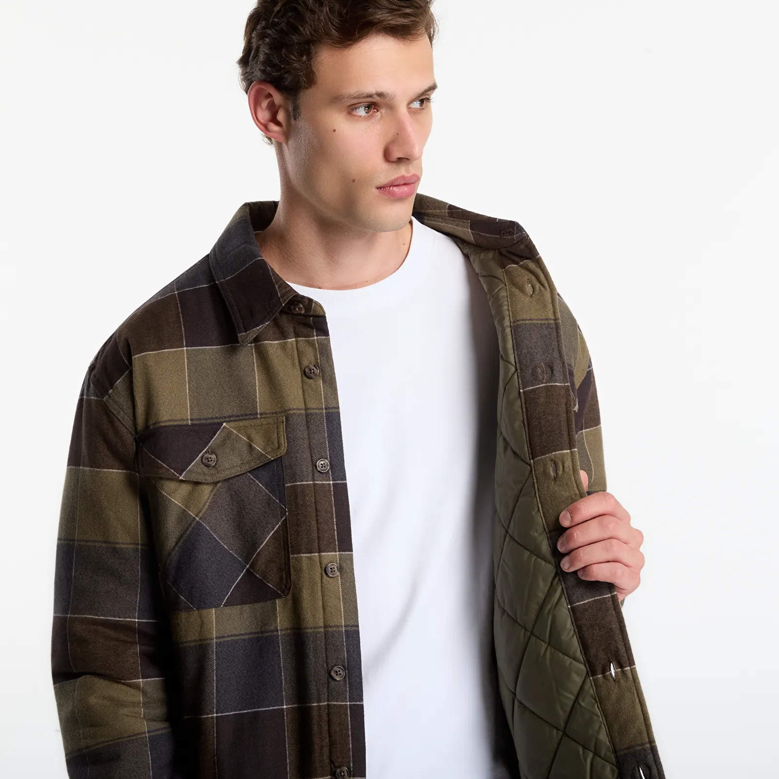 Chemises Patagonia M's Lightweight Insulated Fjord Flannel Shirt Green