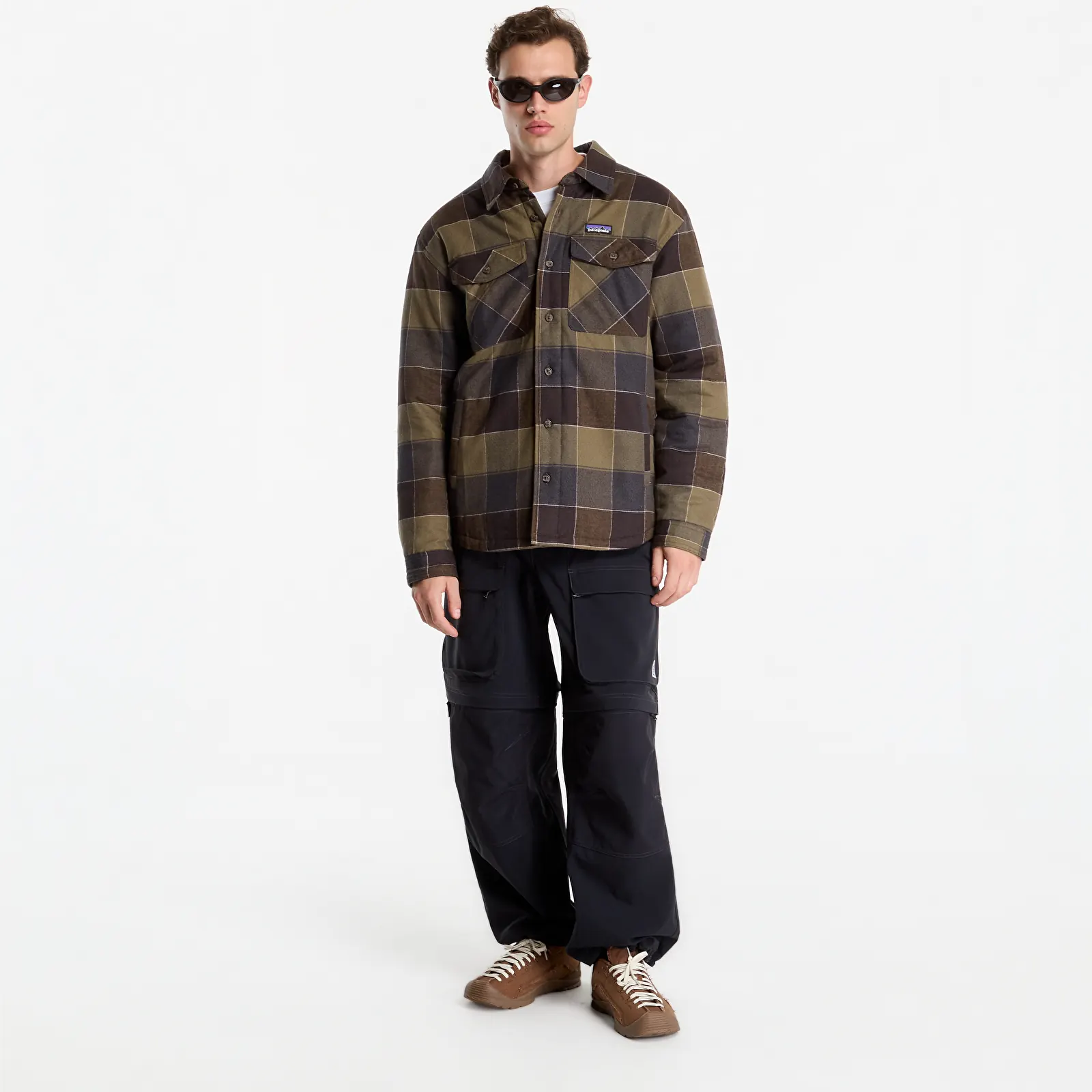 Chemises Patagonia M's Lightweight Insulated Fjord Flannel Shirt Green
