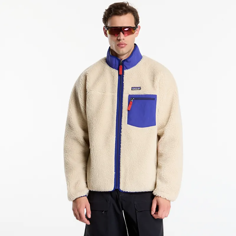 Patagonia M's Classic Retro-X Jacket Dark Natural/ Cobalt Blue