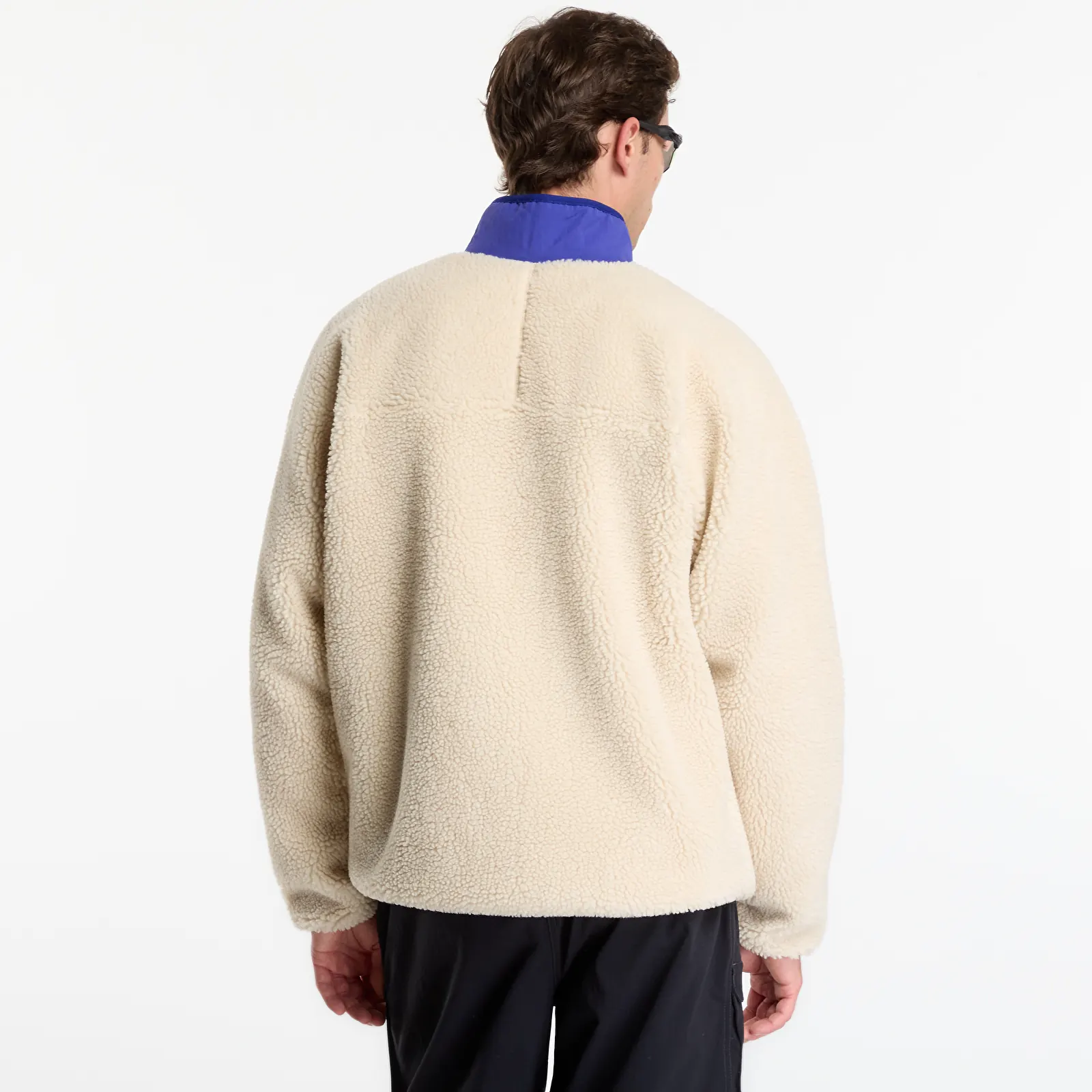 Joped Patagonia M's Classic Retro-X Jacket Dark Natural/ Cobalt Blue
