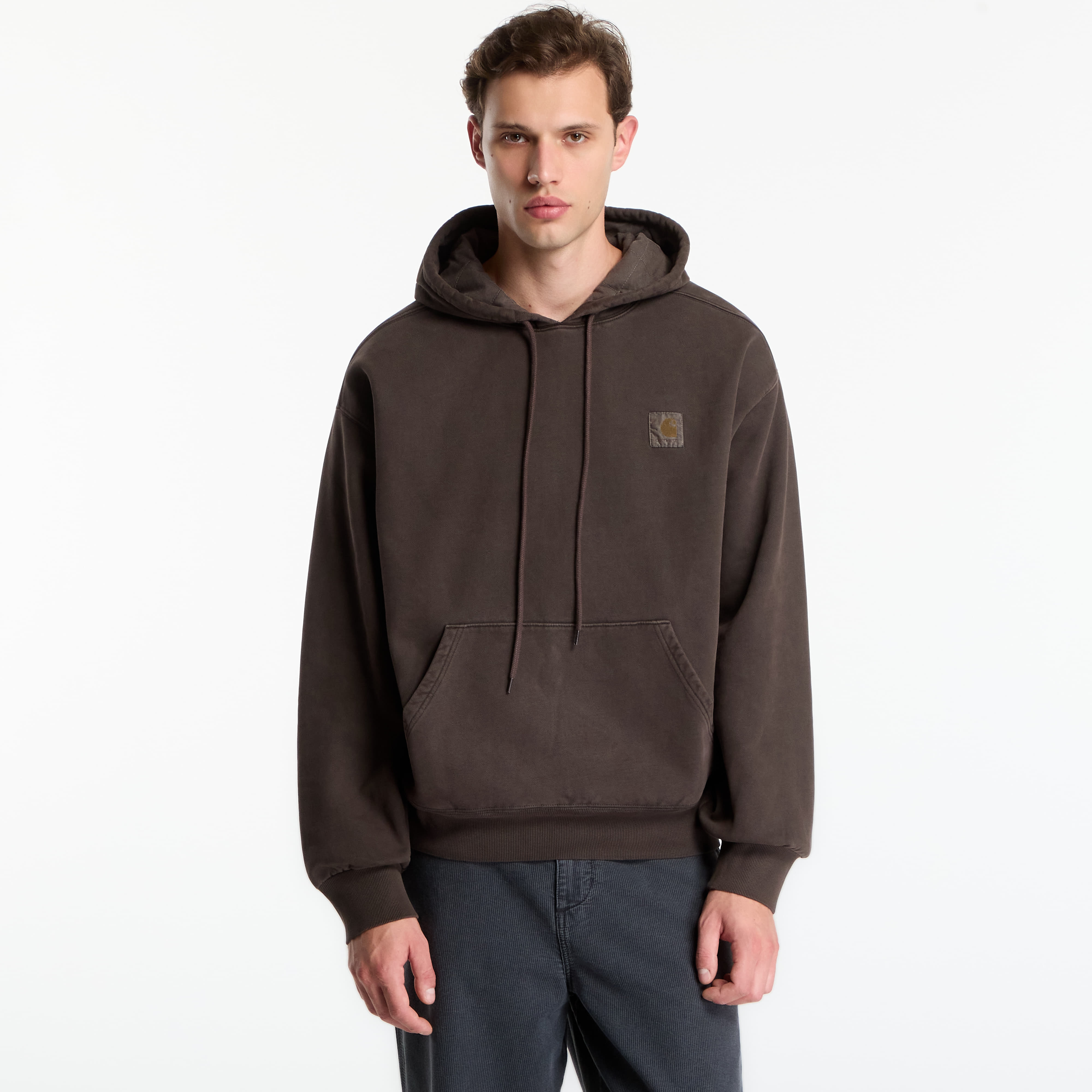 Суитшърт Carhartt WIP Hooded Vista Sweat UNISEX Tobacco Garment Dyed XL