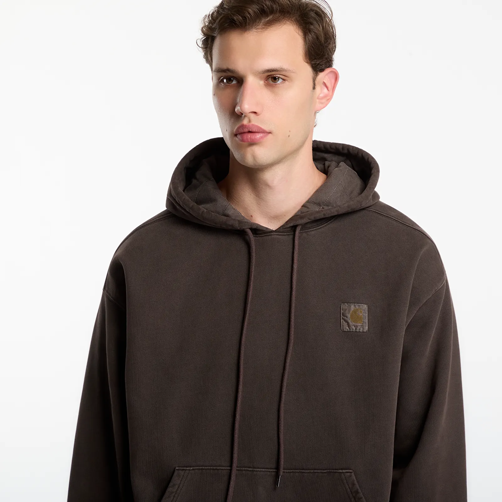 Herren-Sweatshirts Carhartt WIP Hooded Vista Sweat UNISEX Tobacco Garment Dyed