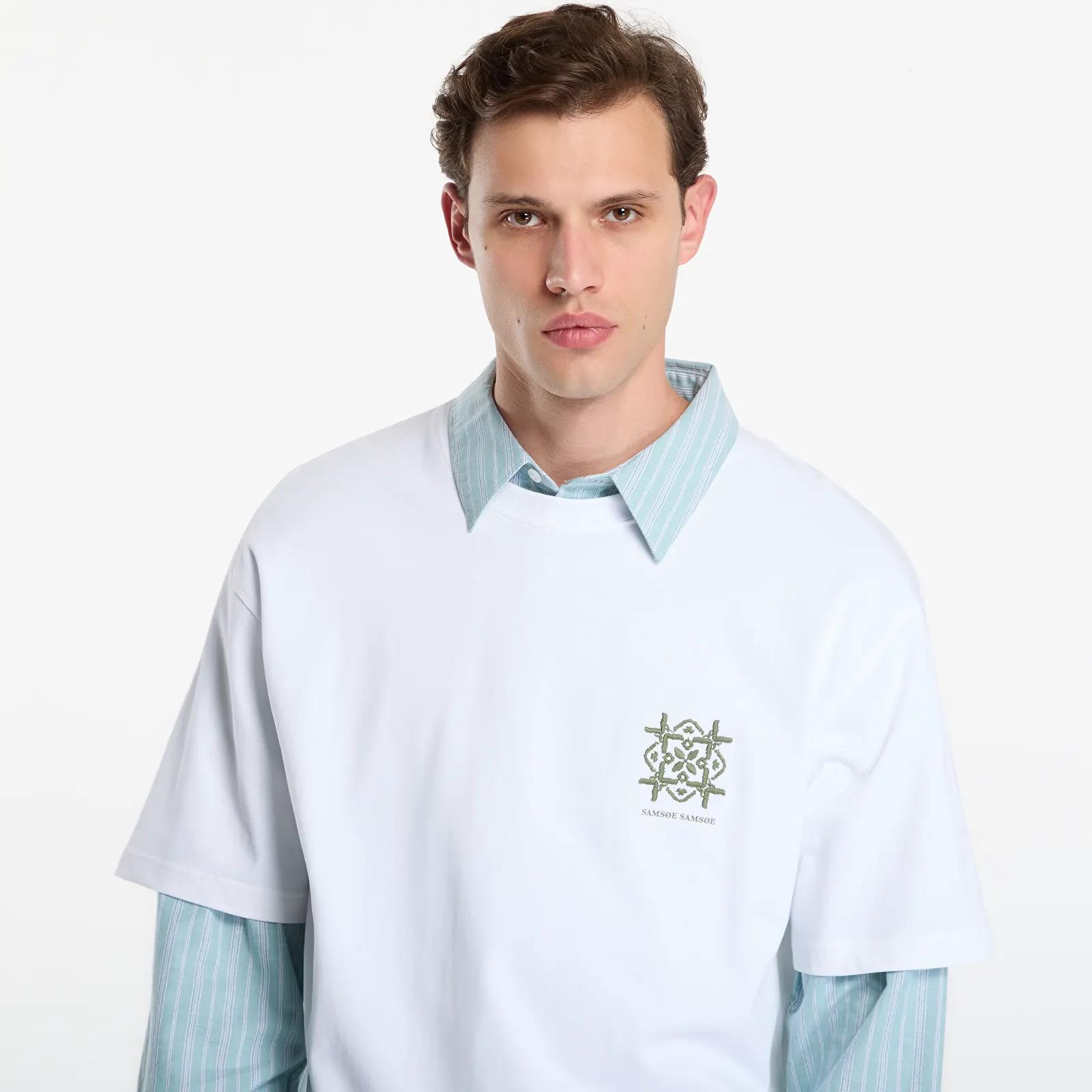 T-shirts Samsøe Samsøe Sajes T-shirt Green Tile