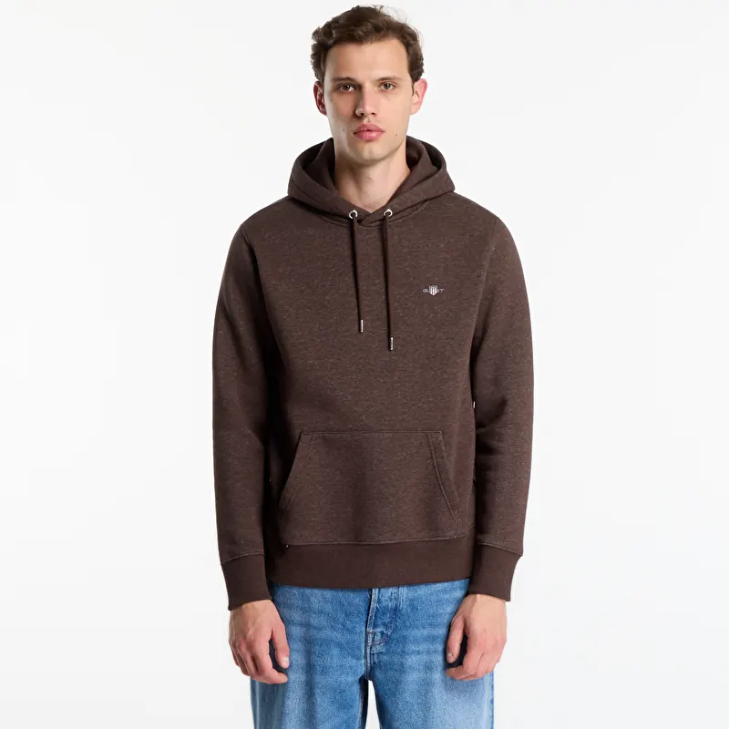 Verryttelypaita Gant Reg Shield Hoodie Burnt Grass