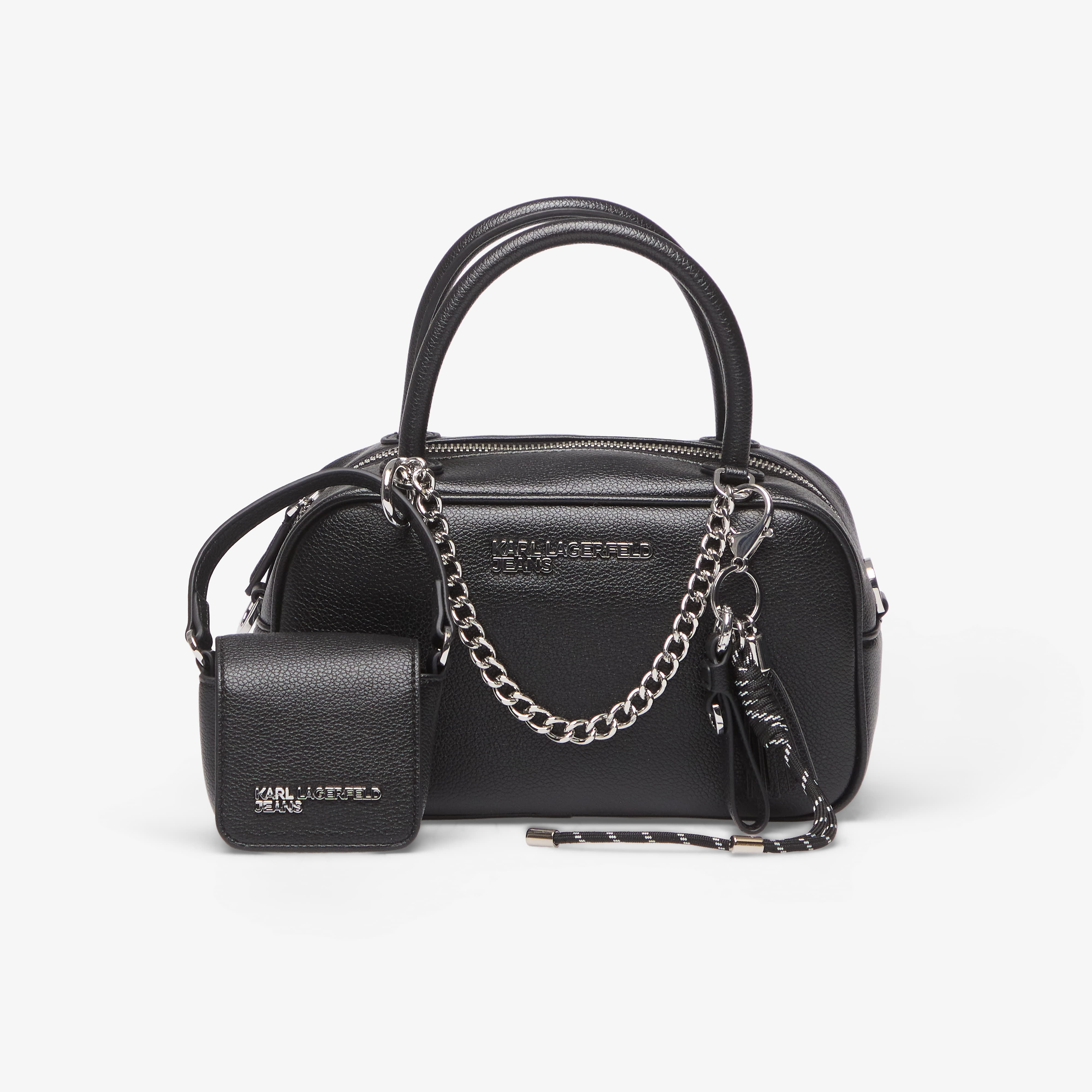 Karl Lagerfeld Jeans Charms Tophandle Crossbody Black Universal