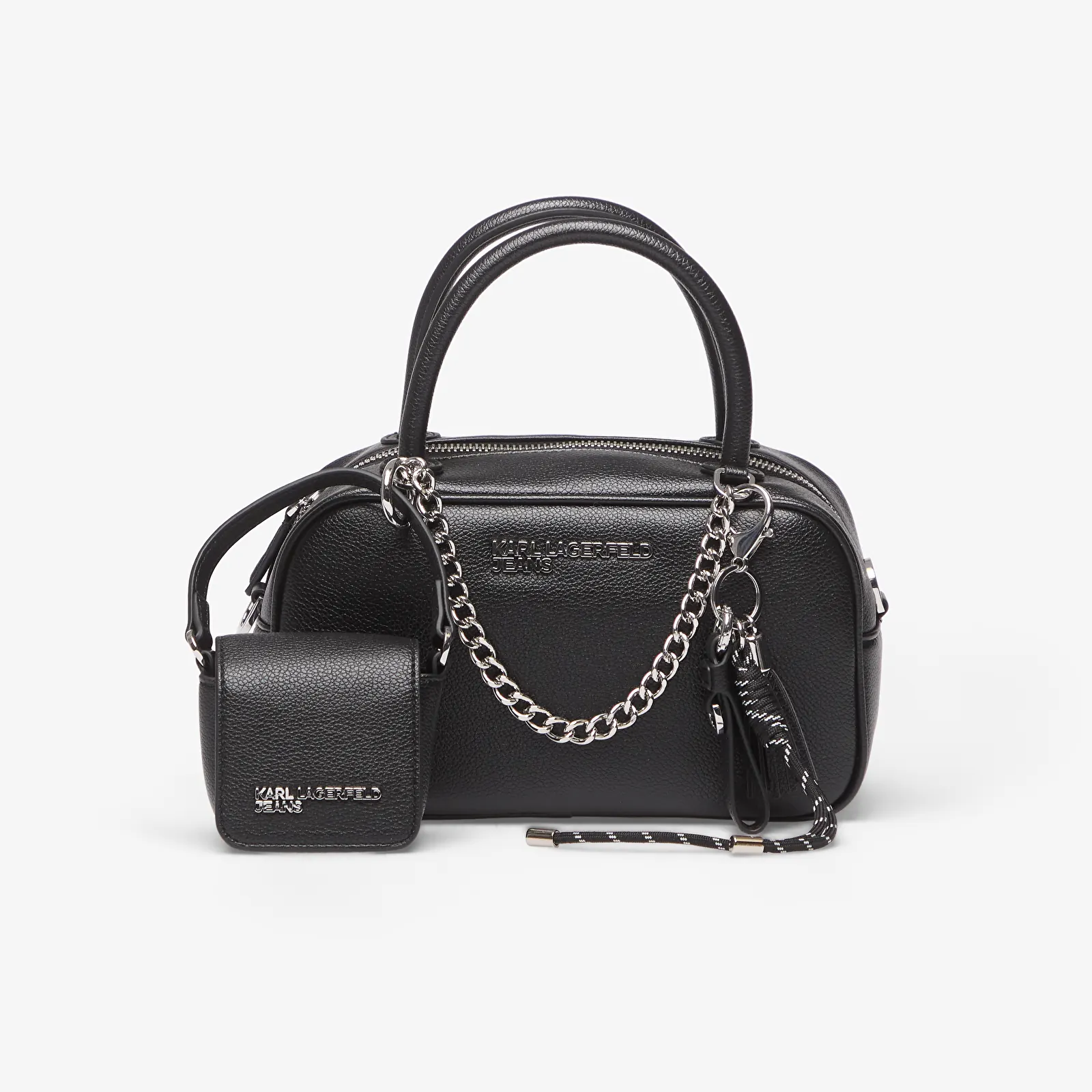 Umhängetaschen Karl Lagerfeld Jeans Charms Tophandle Crossbody Black