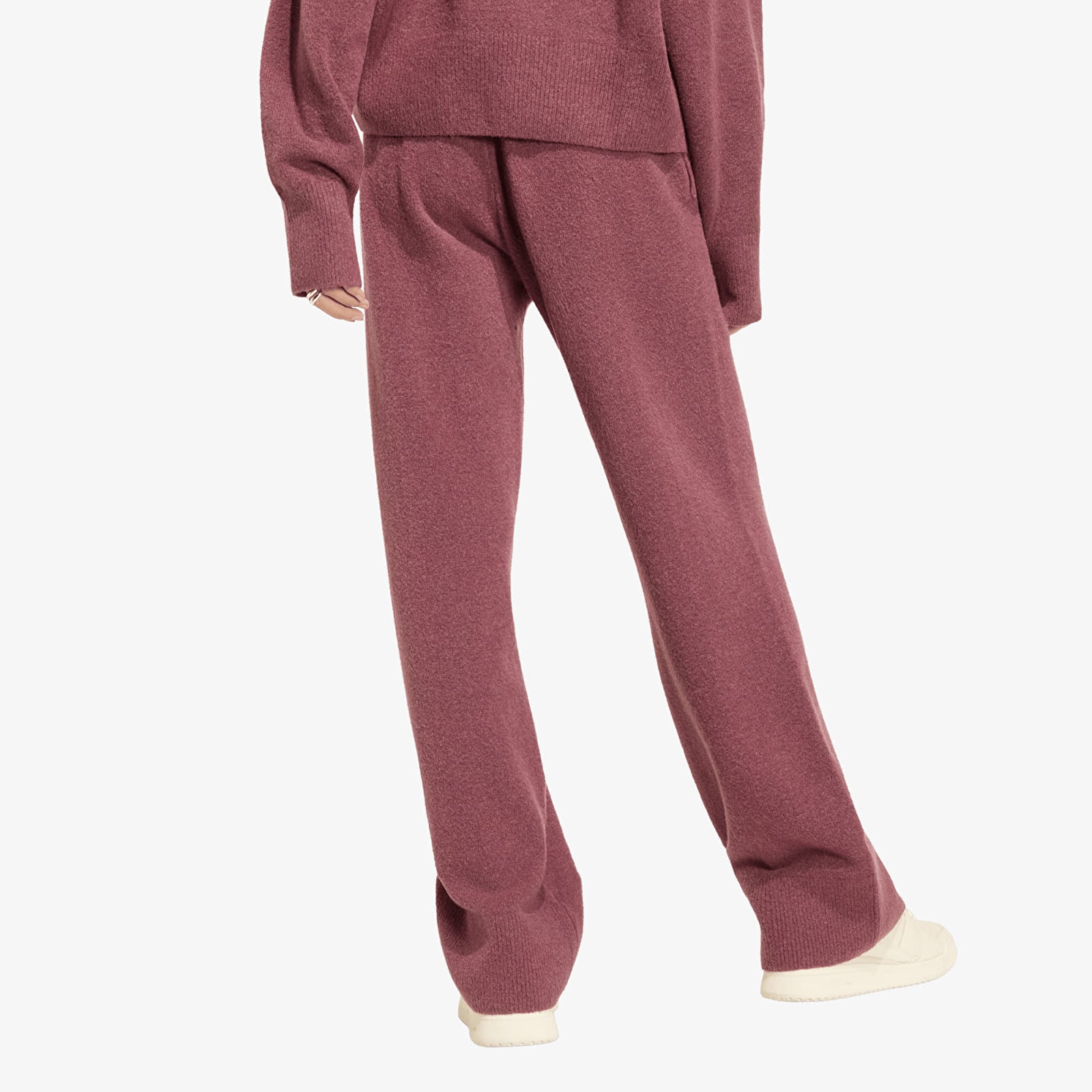 Γυναικείες φόρμες adidas Essentials Knit Pants Burgundy