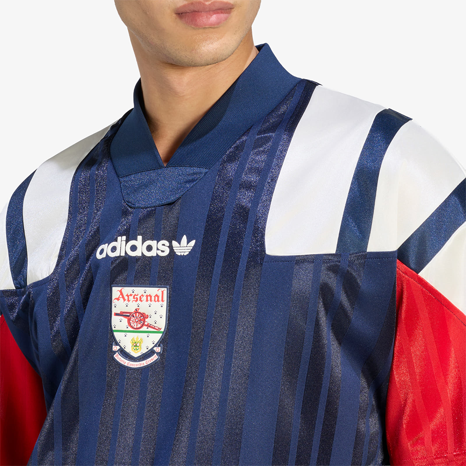 Trikots für Männer adidas Arsenal FC EQT Jersey Collegiate Navy/ Better Scarlet