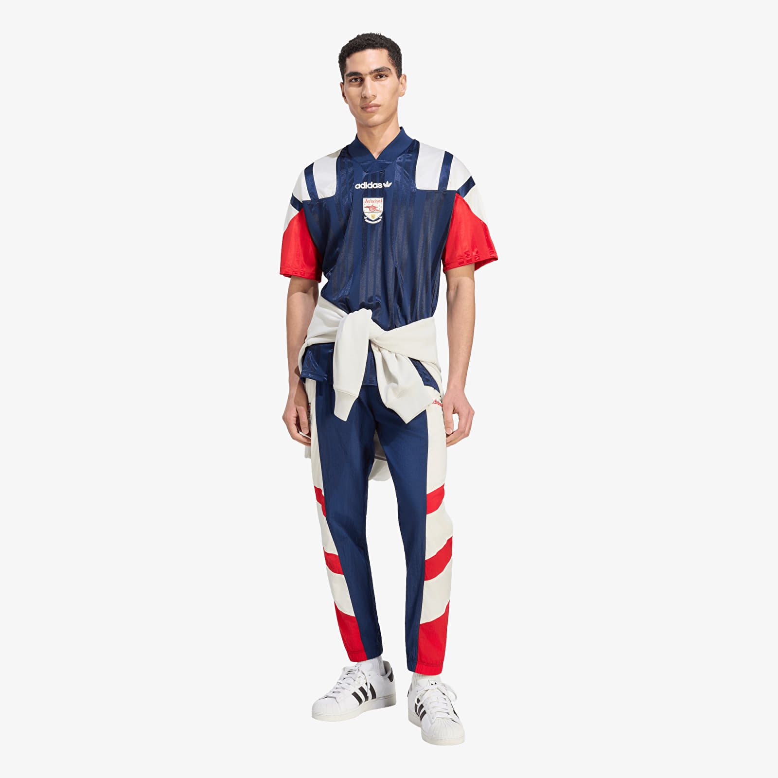 Trikots für Männer adidas Arsenal FC EQT Jersey Collegiate Navy/ Better Scarlet
