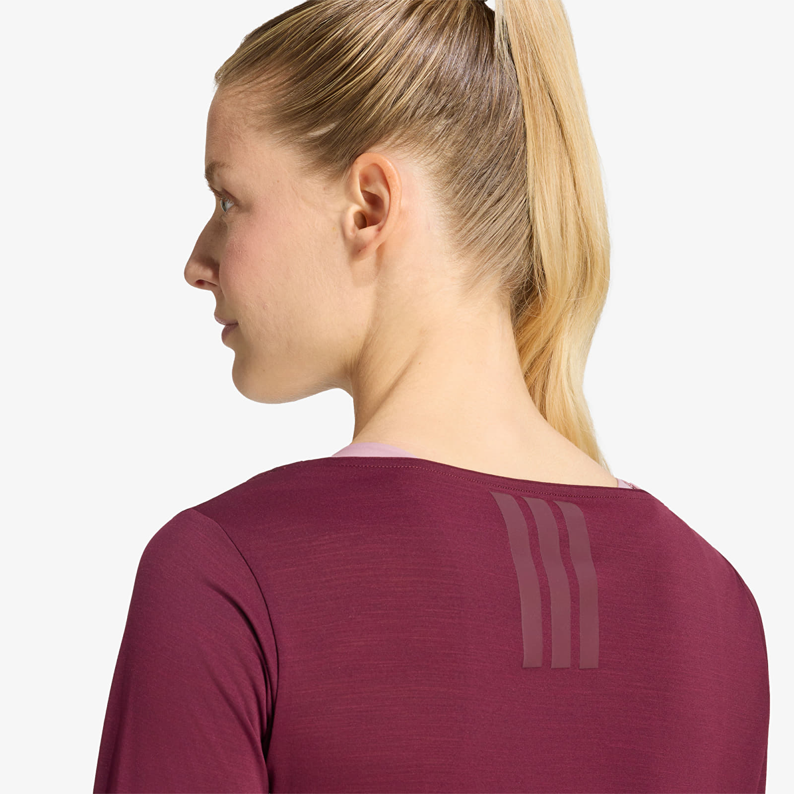 T-Shirts Frau adidas Motion Long Sleeve Maroon