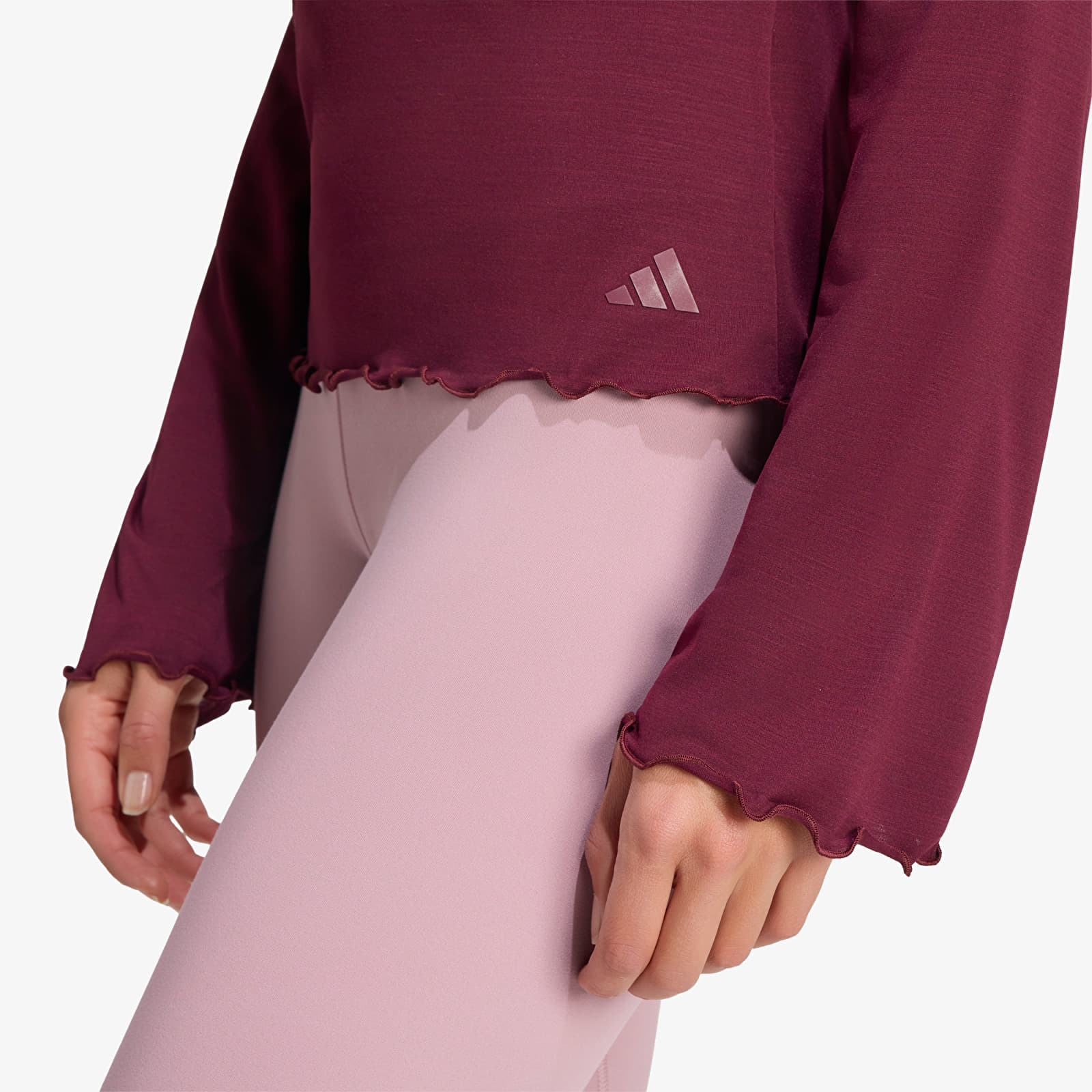 T-Shirts Frau adidas Motion Long Sleeve Maroon