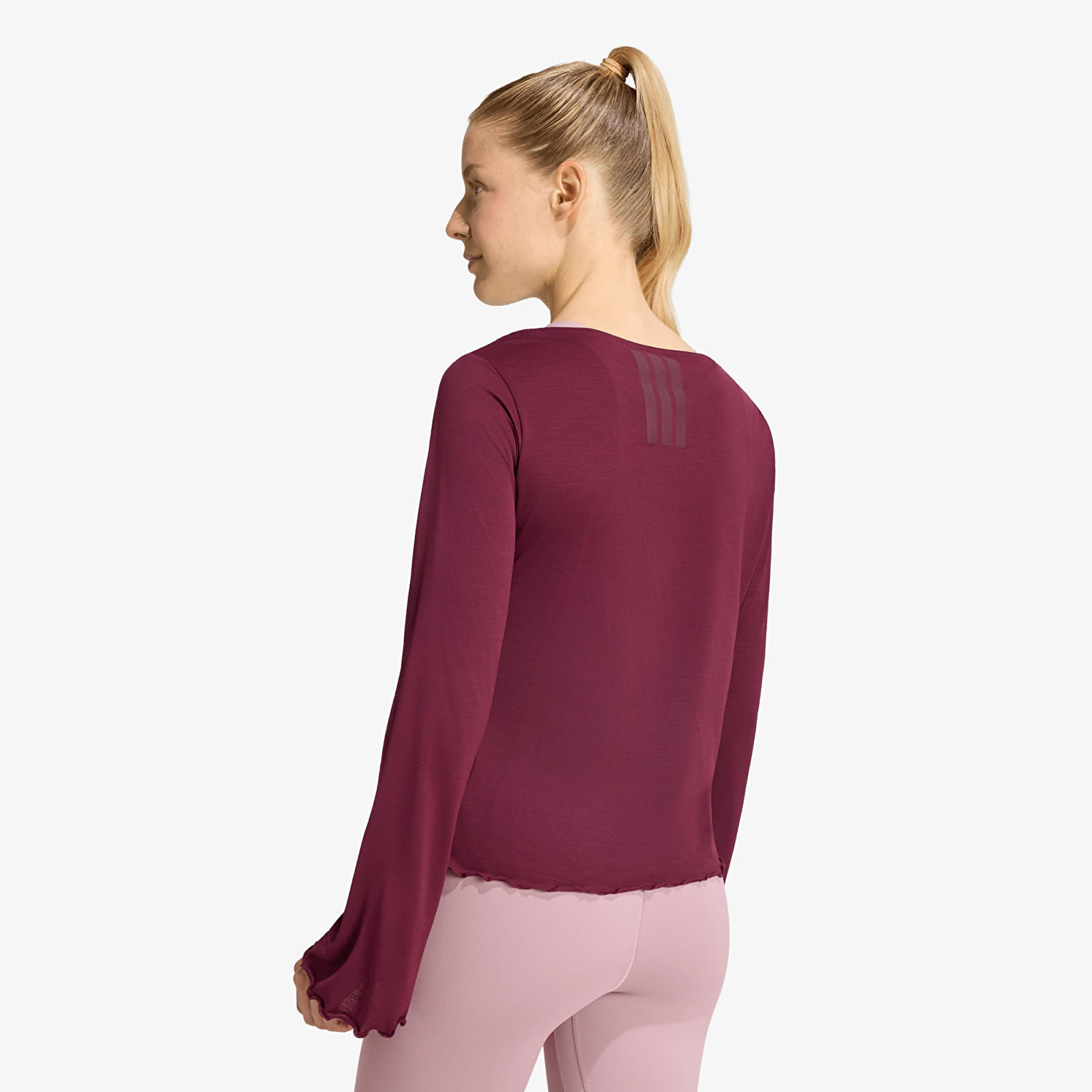 T-Shirts Frau adidas Motion Long Sleeve Maroon