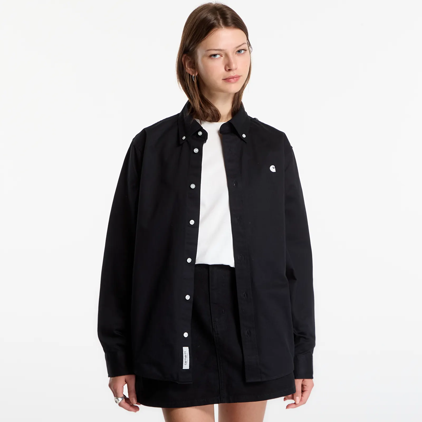 Košile Carhartt WIP L/S OG Madison Shirt UNISEX Black