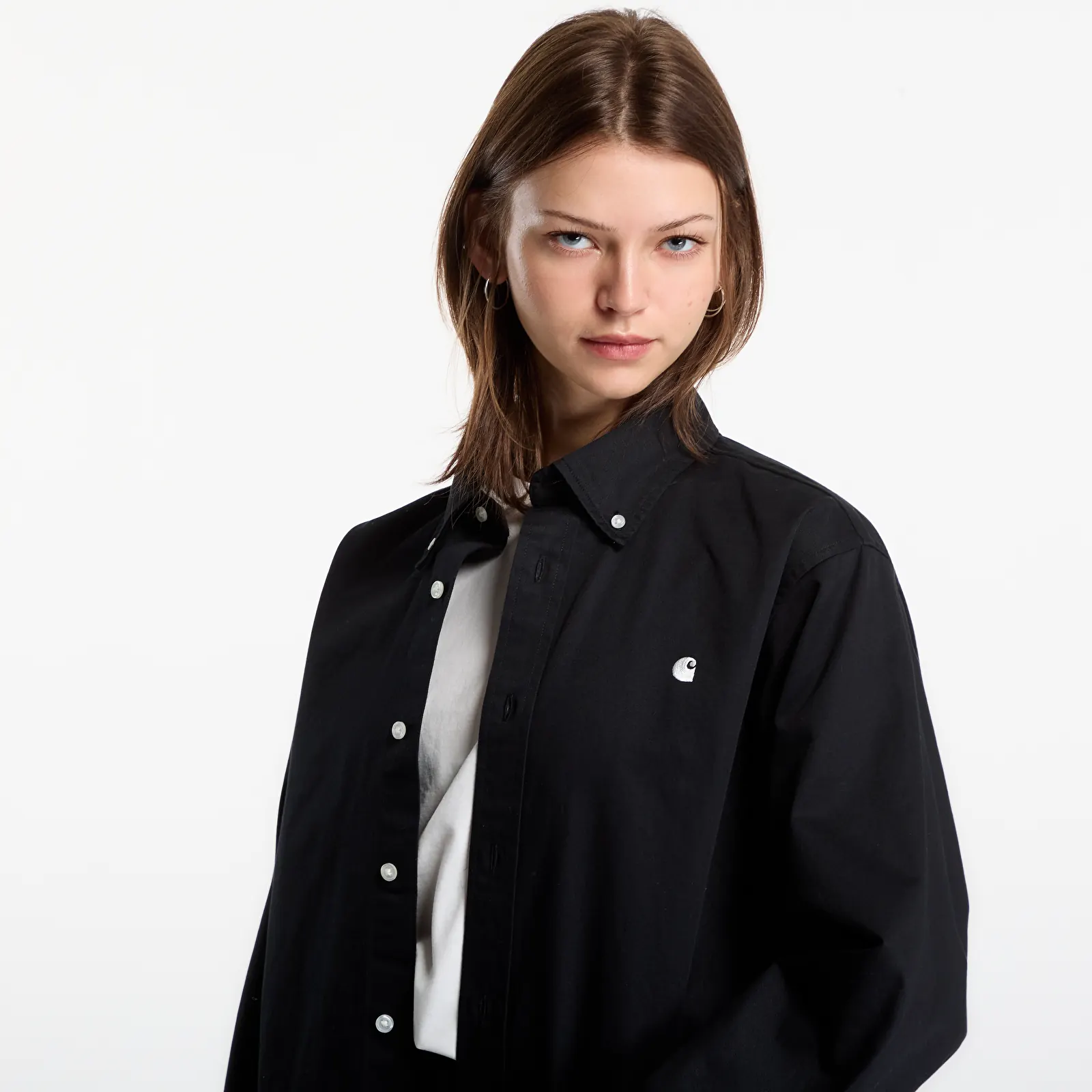 Košile Carhartt WIP L/S OG Madison Shirt UNISEX Black