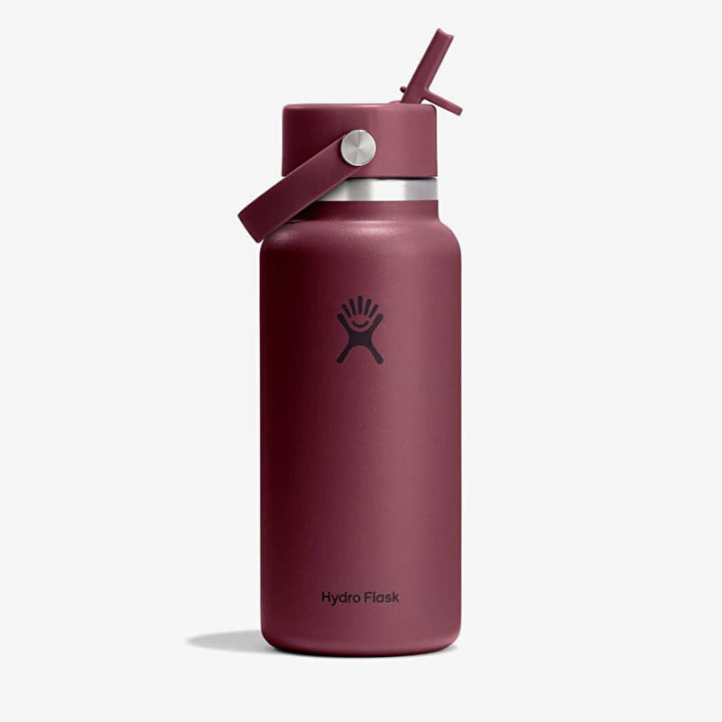 Hydro Flask 946 ml Wide Flex Straw Cap Burgundy