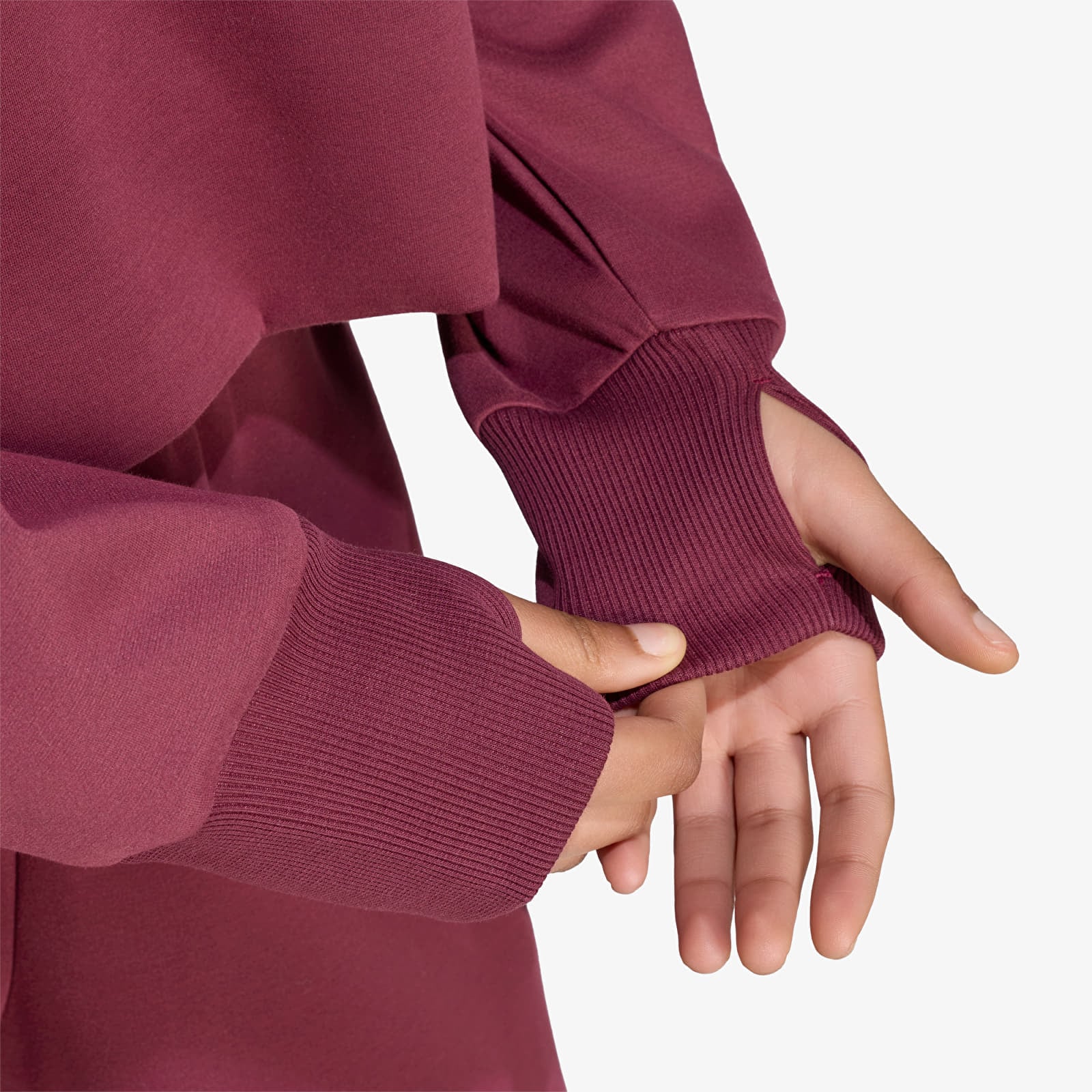Женские свитера adidas Soft Lux Winter Knit Sweatshirt Maroon