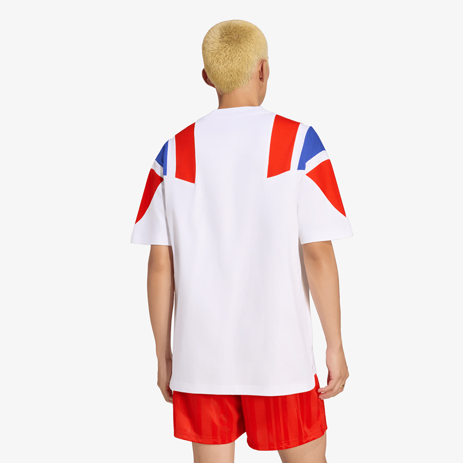 Magliette da uomo adidas FC Bayern Muenchen EQT T-Shirt White/ Red/ Semi Lucid Blue