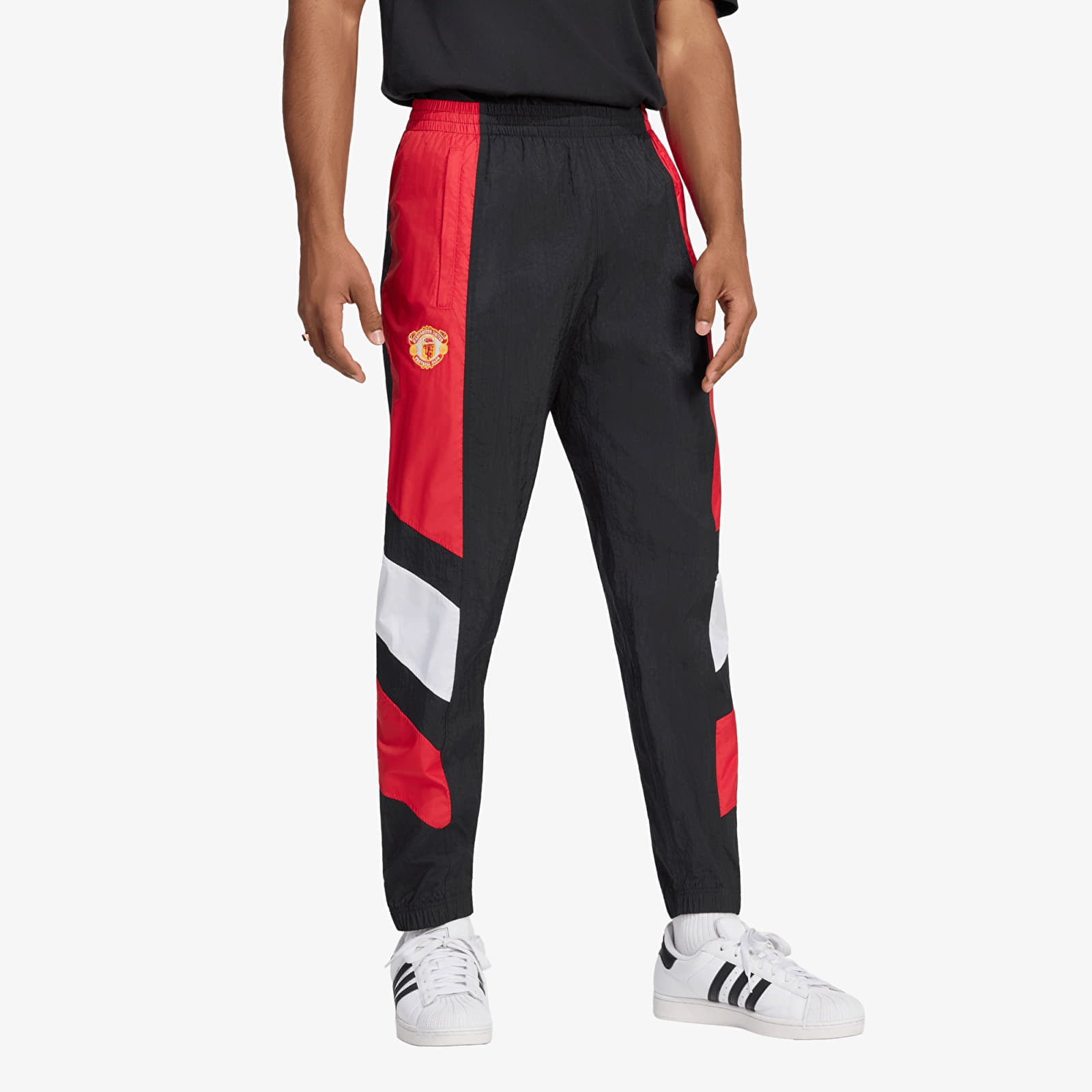 Träningsbyxor för män adidas Manchester United EQT Track Pants Black