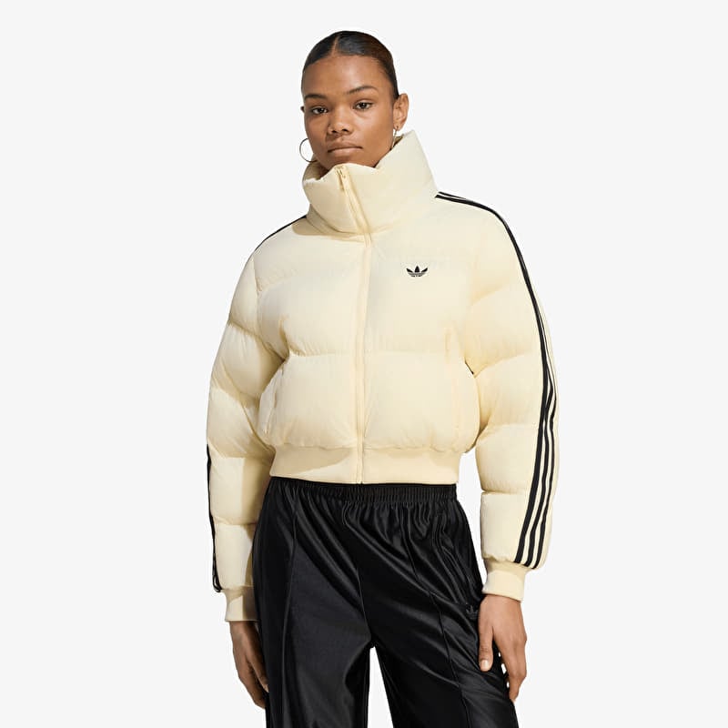 adidas Adicolor Short Puffer Jacket Warm Vanilla