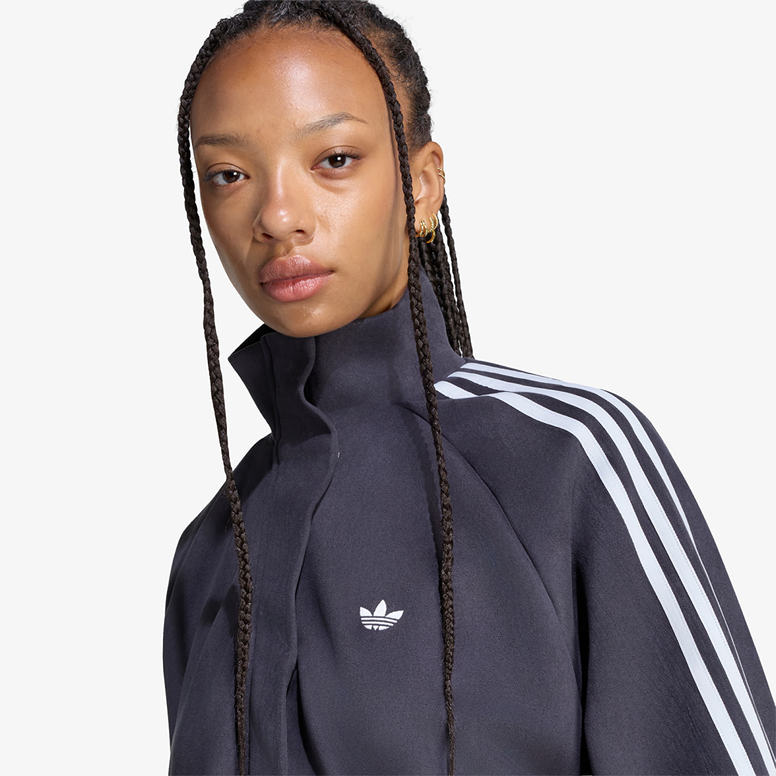 Naiste jakid adidas Adilenium Season 6 Faux Suede Track Top Black