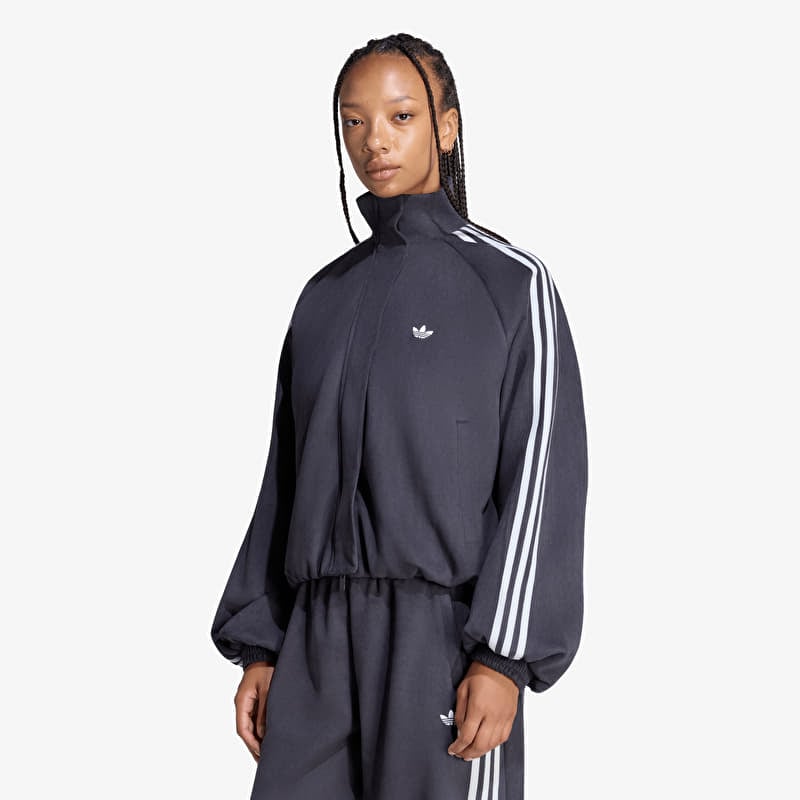 Jacket adidas Adilenium Season 6 Faux Suede Track Top Black