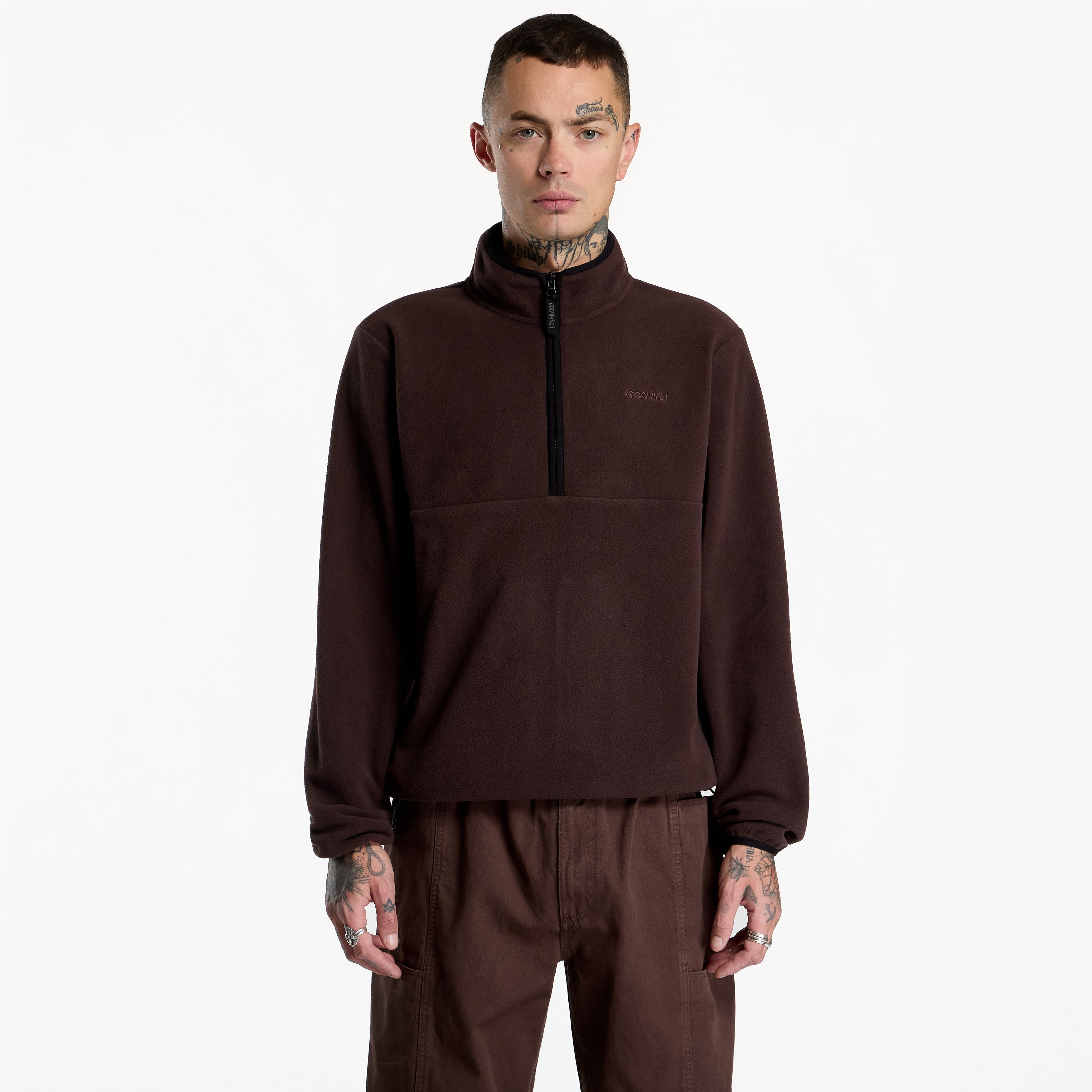 Суитшърт Gramicci Thermal Fleece Pullover Deep Brown XL