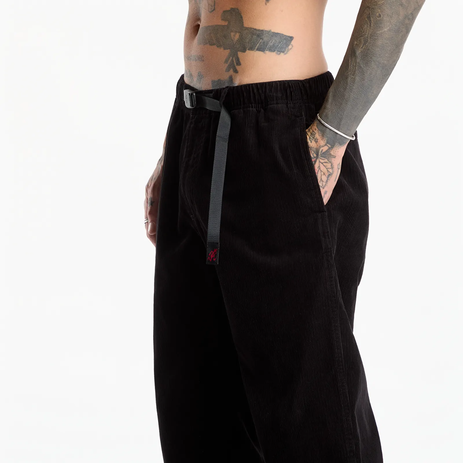 Miesten housut Gramicci Corduroy Gramicci Pant Black