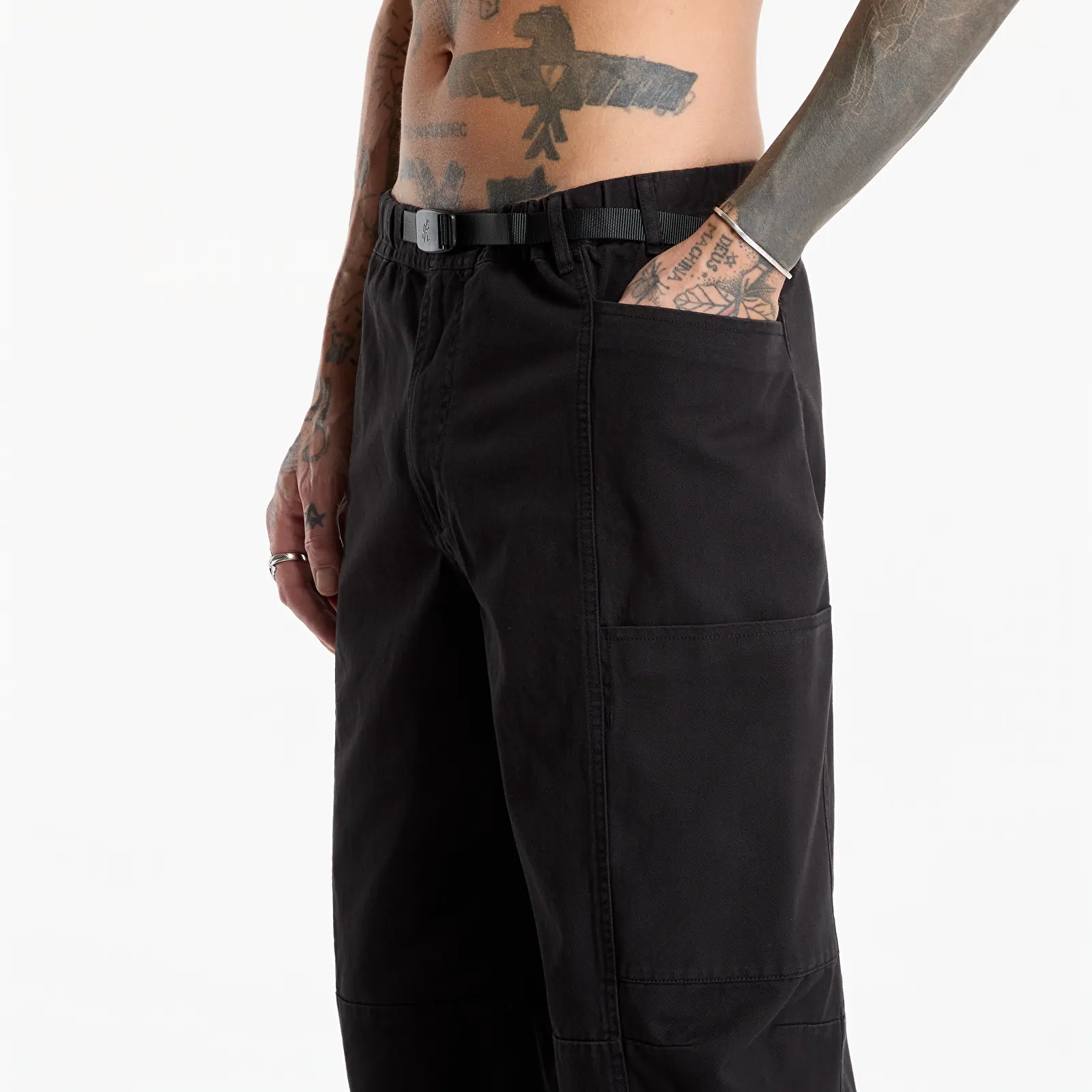 Miesten farkut Gramicci Voyager Pant UNISEX Black