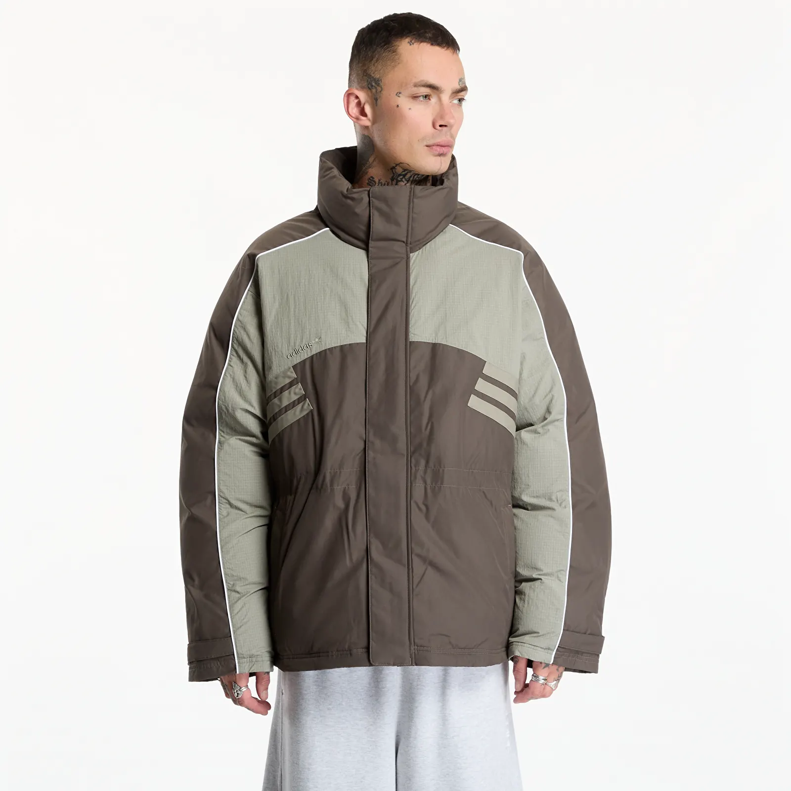 Vestes en duvet homme adidas Oversized Cutline Jacket Branch