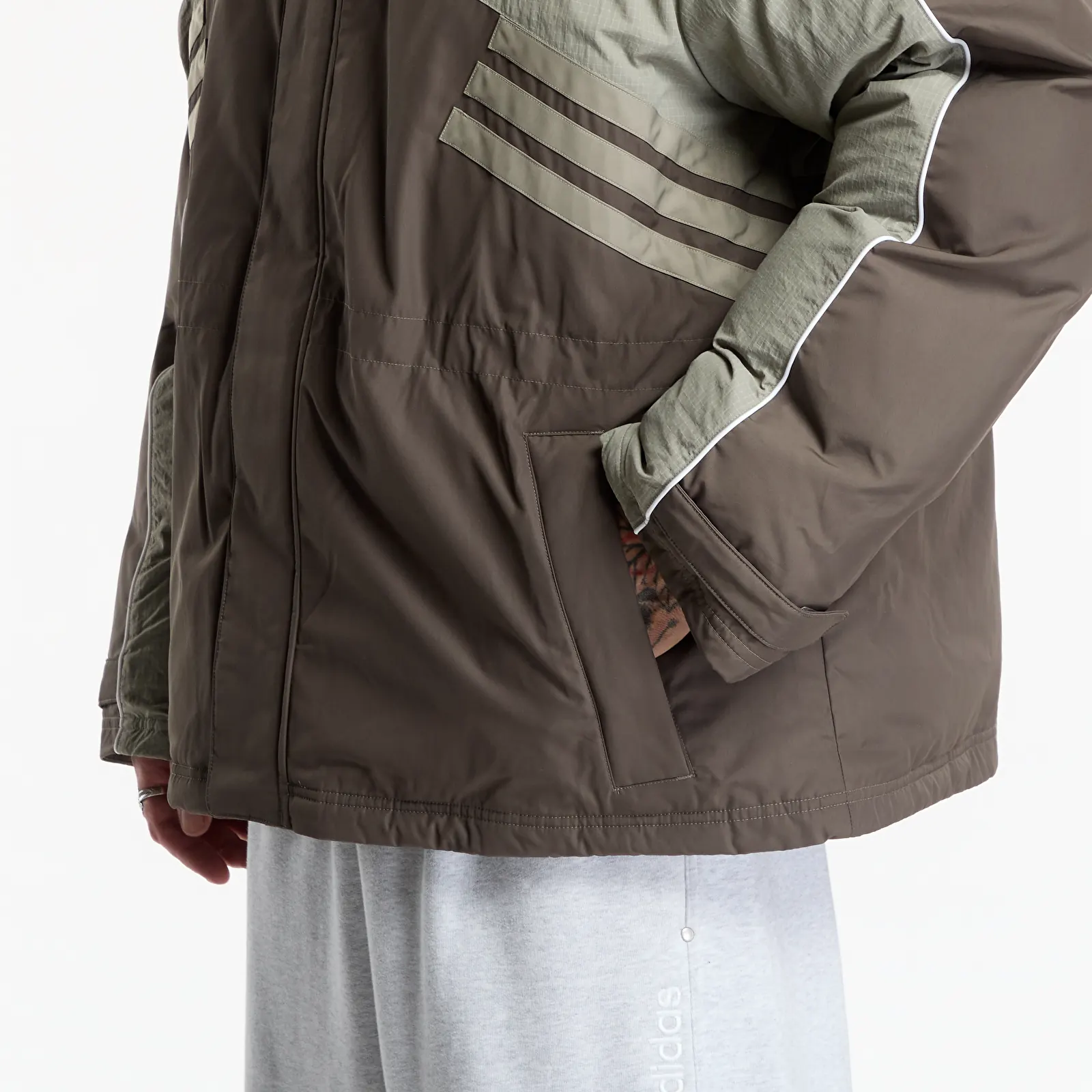 Vestes en duvet homme adidas Oversized Cutline Jacket Branch