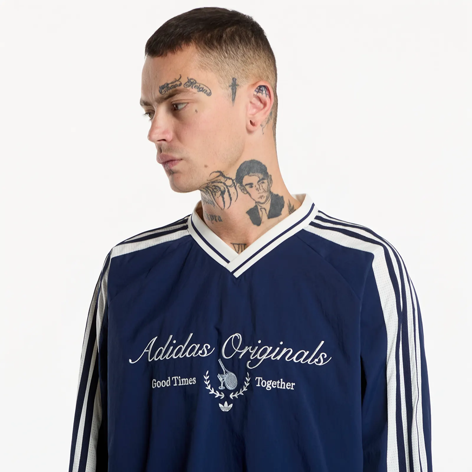 Sweats à capuche homme adidas Light Woven Crew M Night Indigo