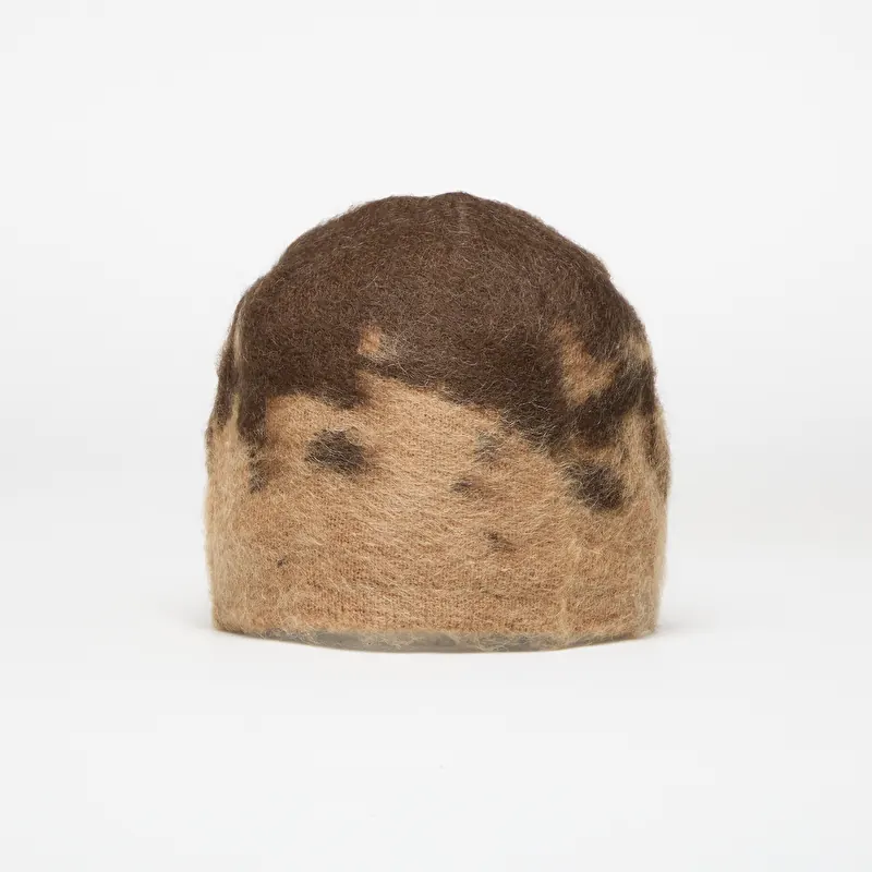 Καπέλο Gramicci Mohair Splatter Beanie Taupe Splatter