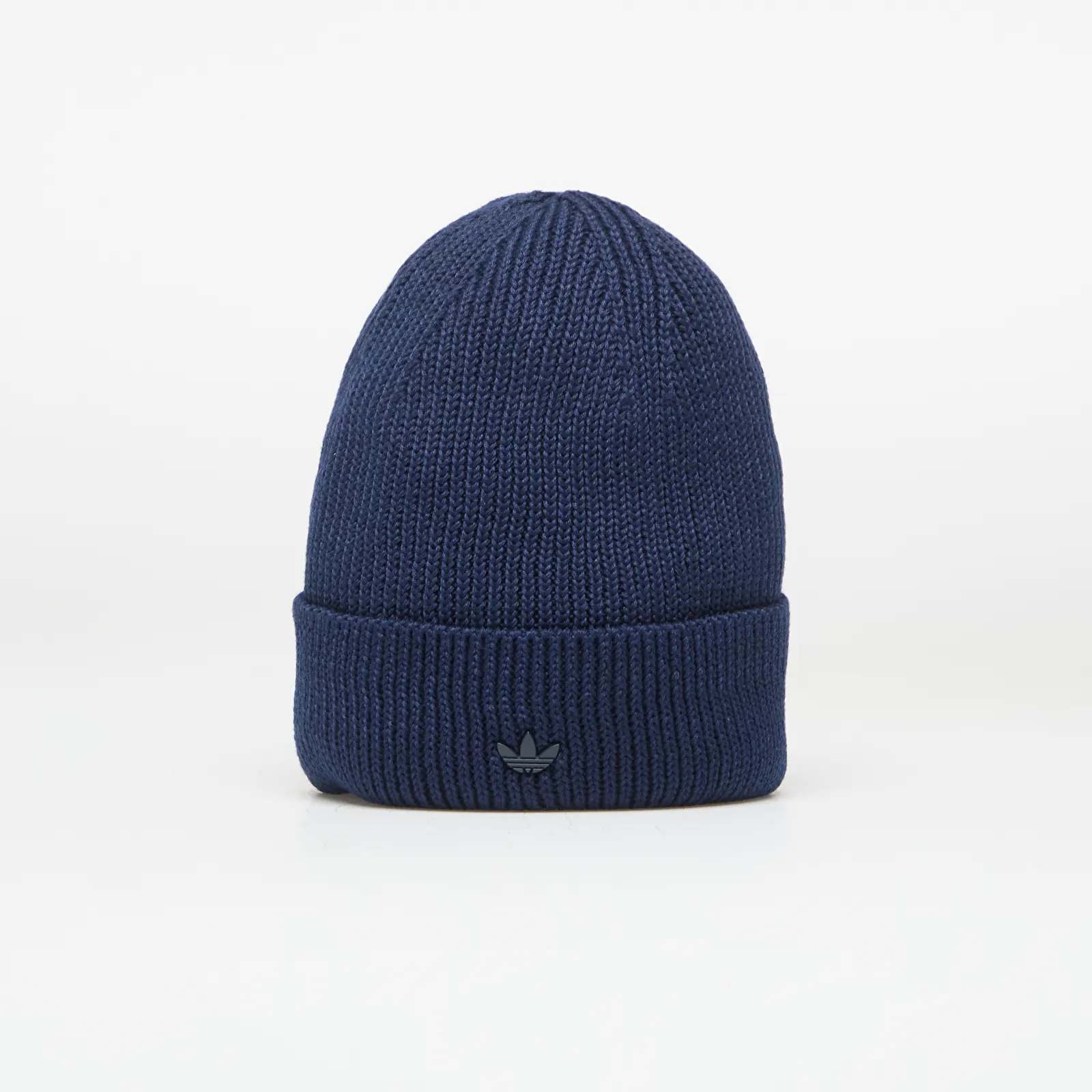 Men's hats adidas Everyday Icons Beanie With Tonal Metal Trefoil Night Indigo
