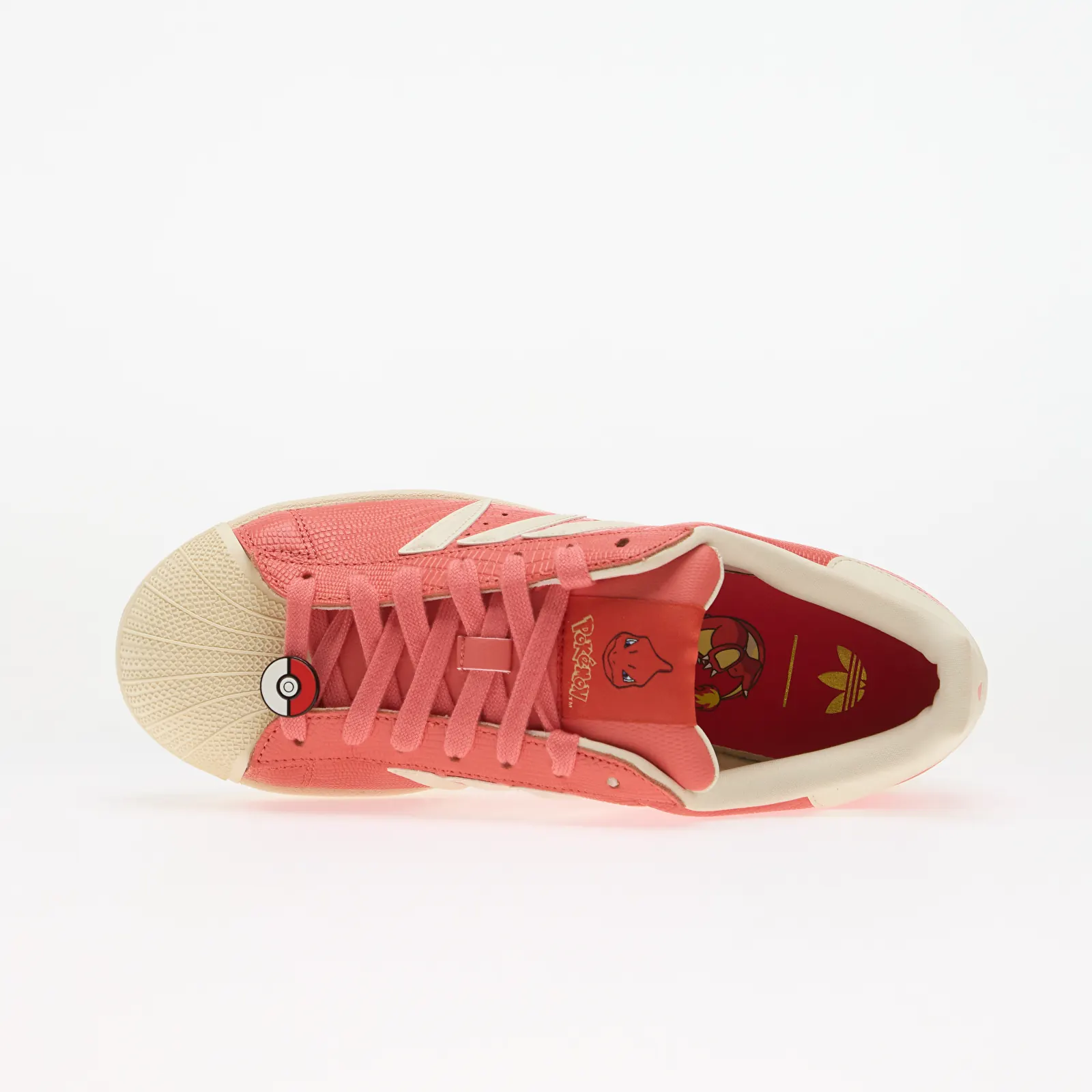 Încălțăminte și sneakerși pentru bărbați adidas x Pokemon Superstar II (Charmeleon) Preloved Scarlet/ Preloved Scarlet/ Cream White