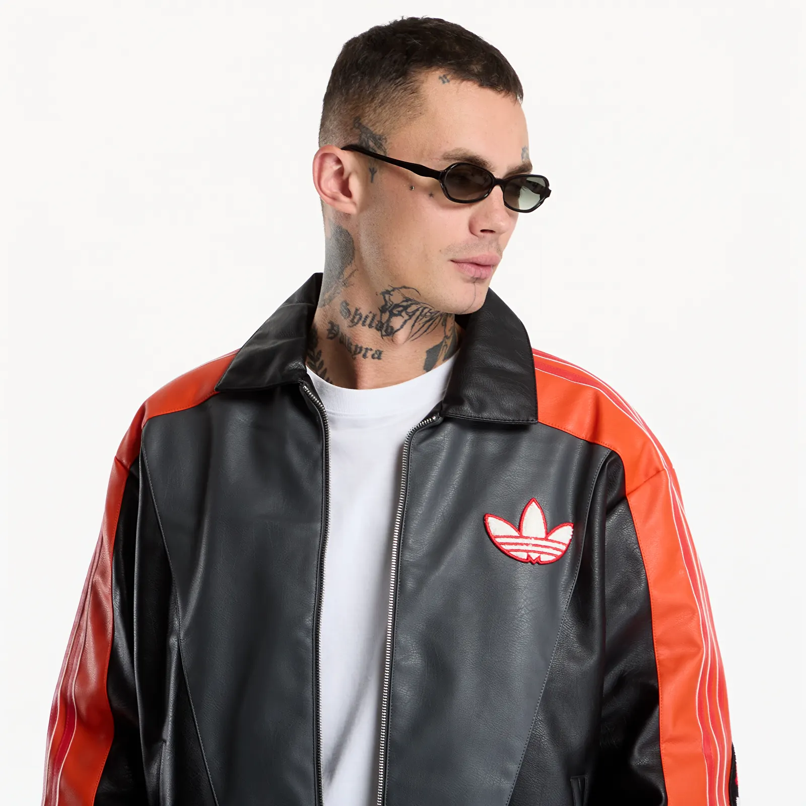 Bomberjakker til mænd adidas Poke 8BALL Jkt Black/ Collegiate Orange