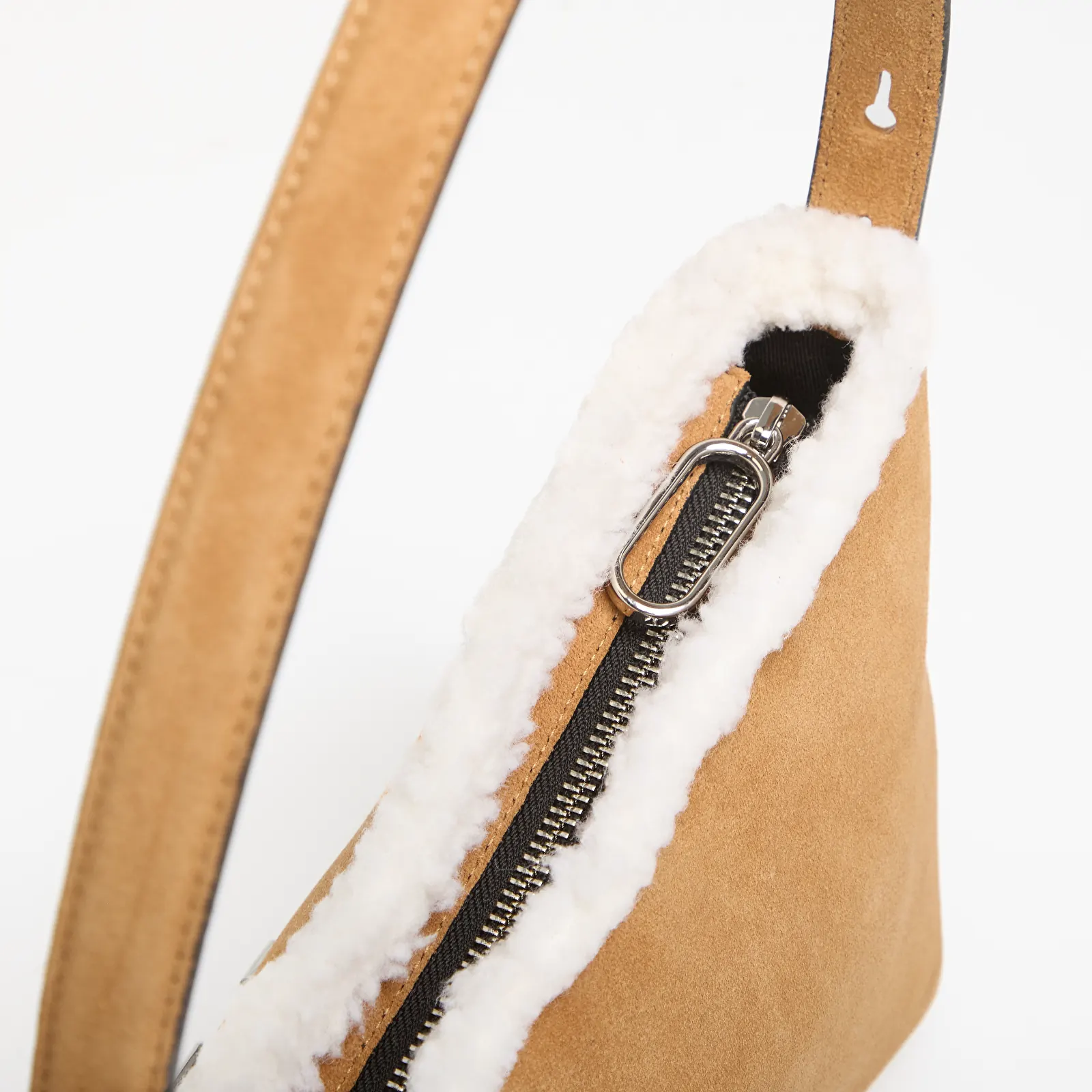 Bolsas de ombro Karl Lagerfeld Jeans Geo Suede Shoulder Bag Fur Brown