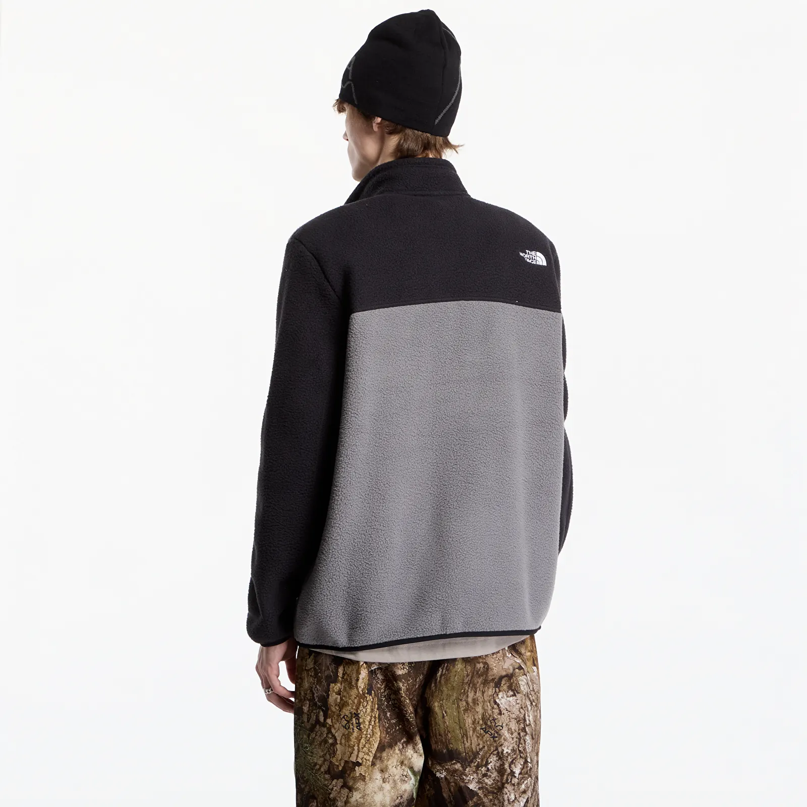 Men's sweatshirts The North Face Yumiori Full Zip Smoked Pearl/TNF Black