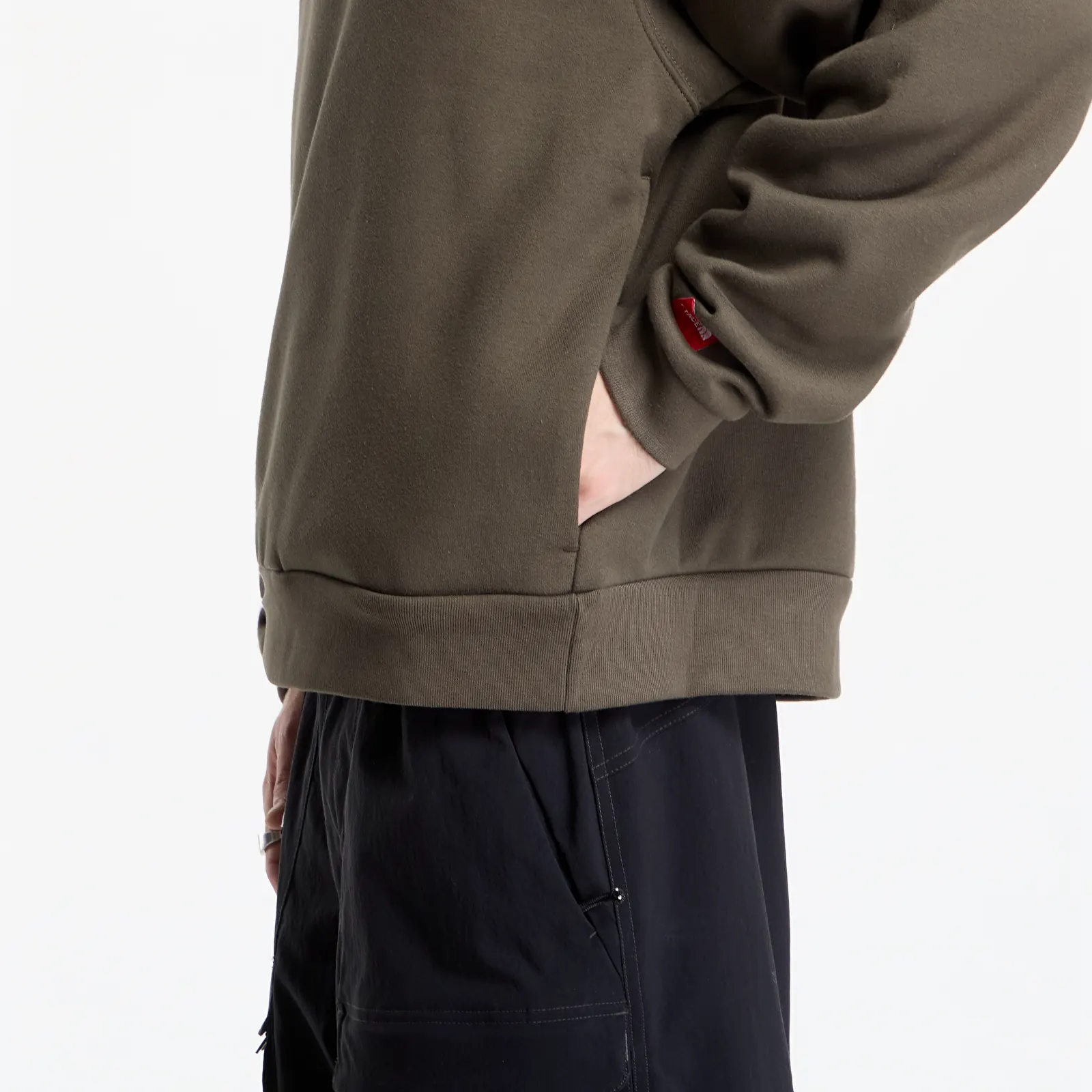 Sweatshirts för män The North Face TNF RB Hoodie New Taupe Green