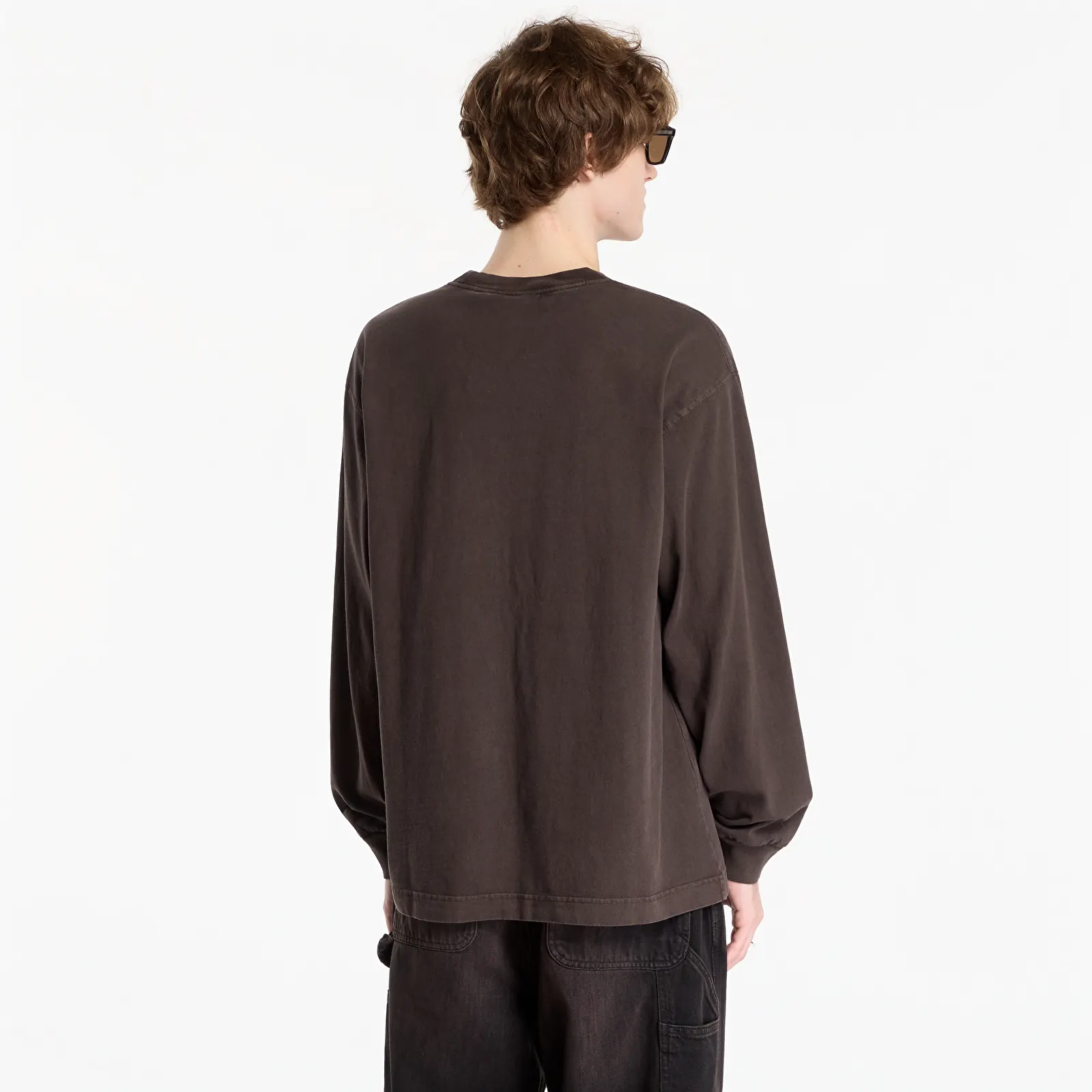 Ανδρικά μπλουζάκια Carhartt WIP L/S Vista T-Shirt UNISEX Tobacco Garment Dyed