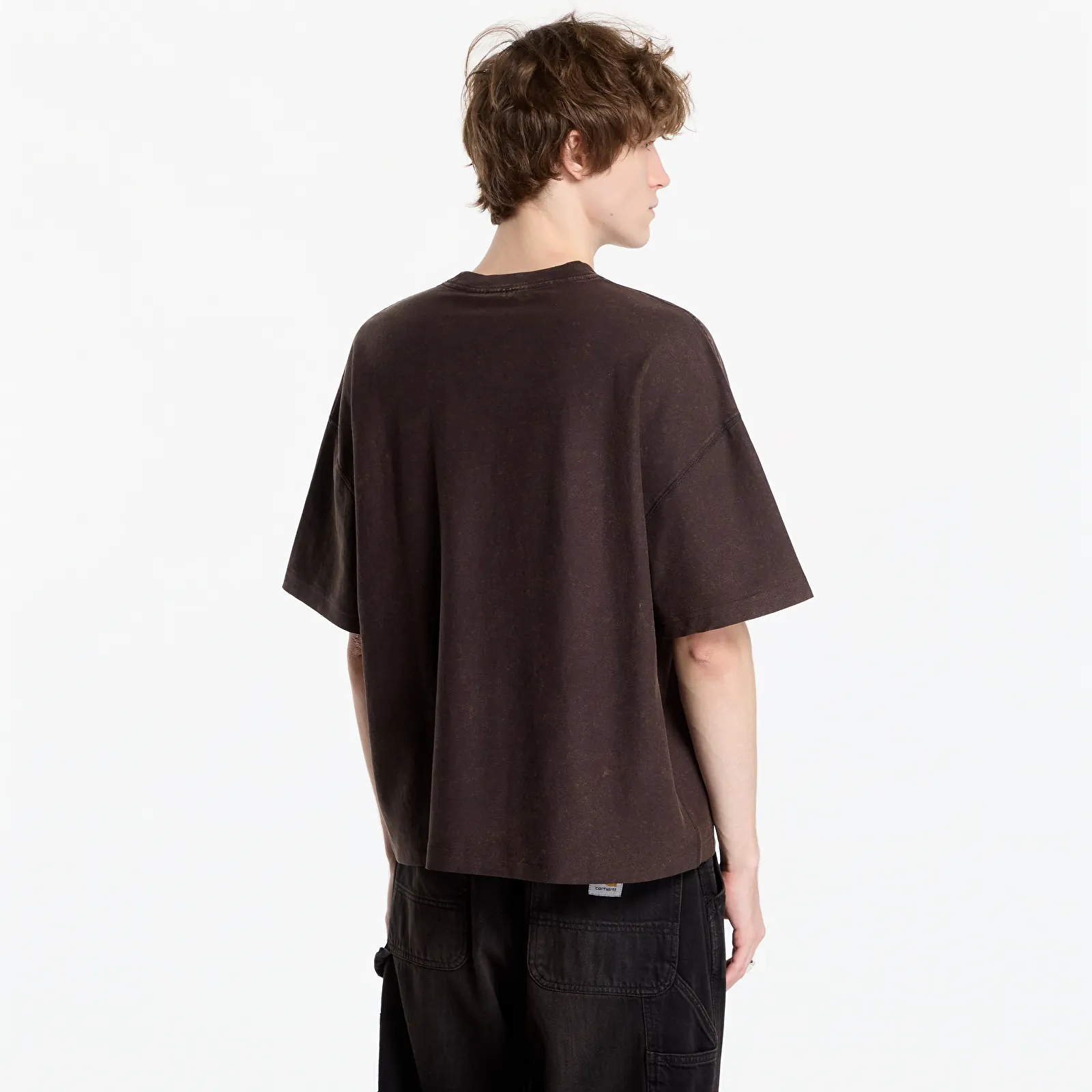 T-Shirts Männer Carhartt WIP S/S Lambert T-Shirt UNISEX Tobacco Moon Wash