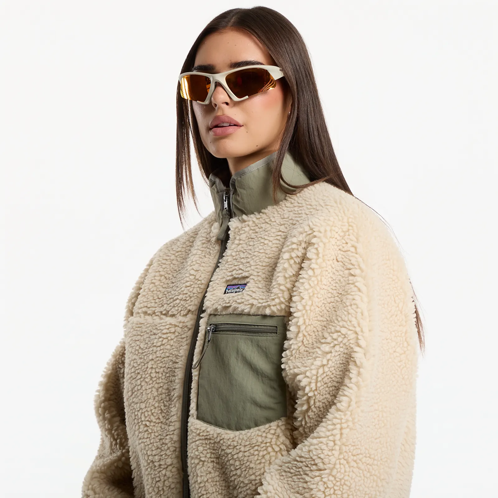 Куртки Patagonia W's Classic Retro-X Jacket Dark Natural/ River Rock Green