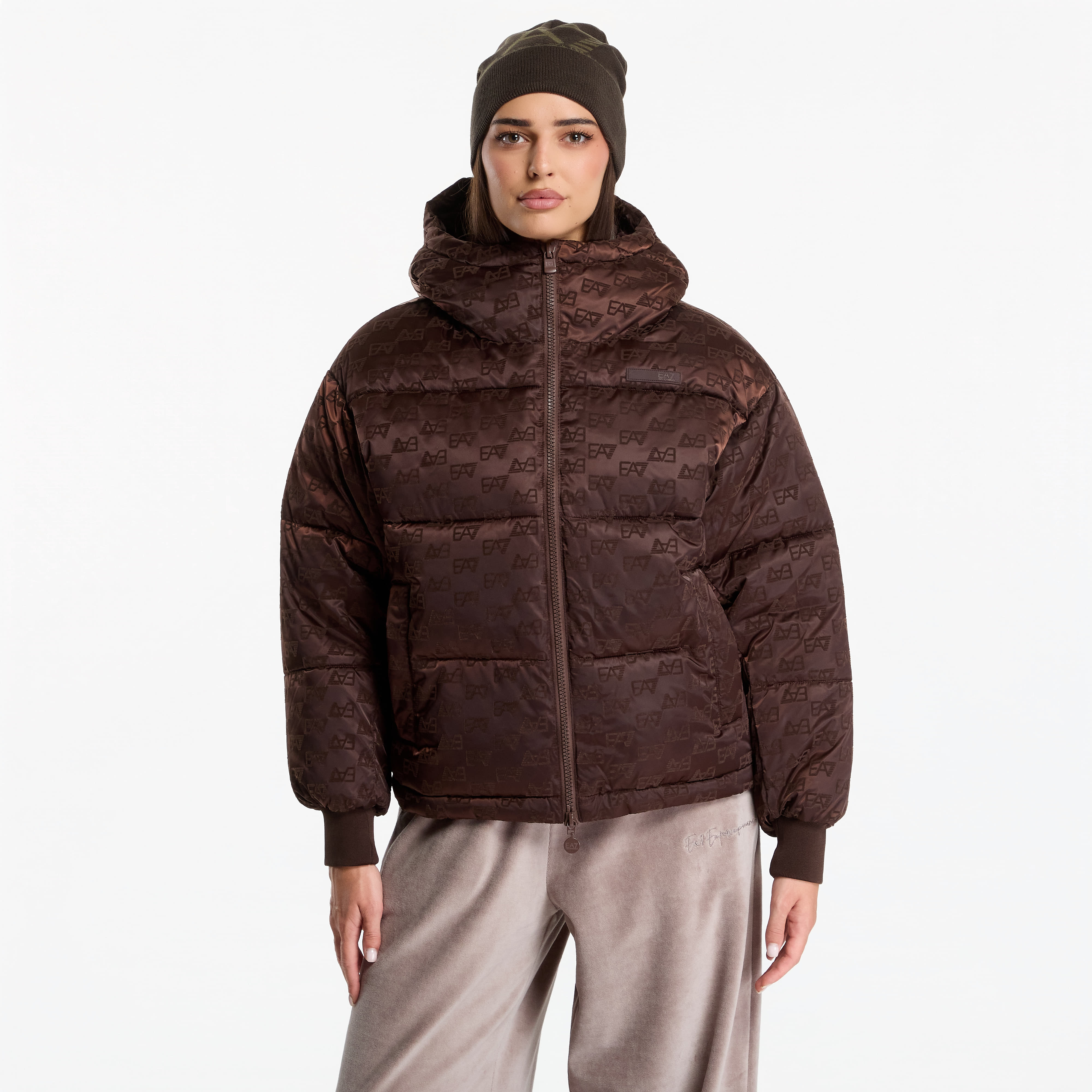 Bunda EA7 Emporio Armani Mountain Winter Jackets W Bomb Fancy Chicory Coffee M