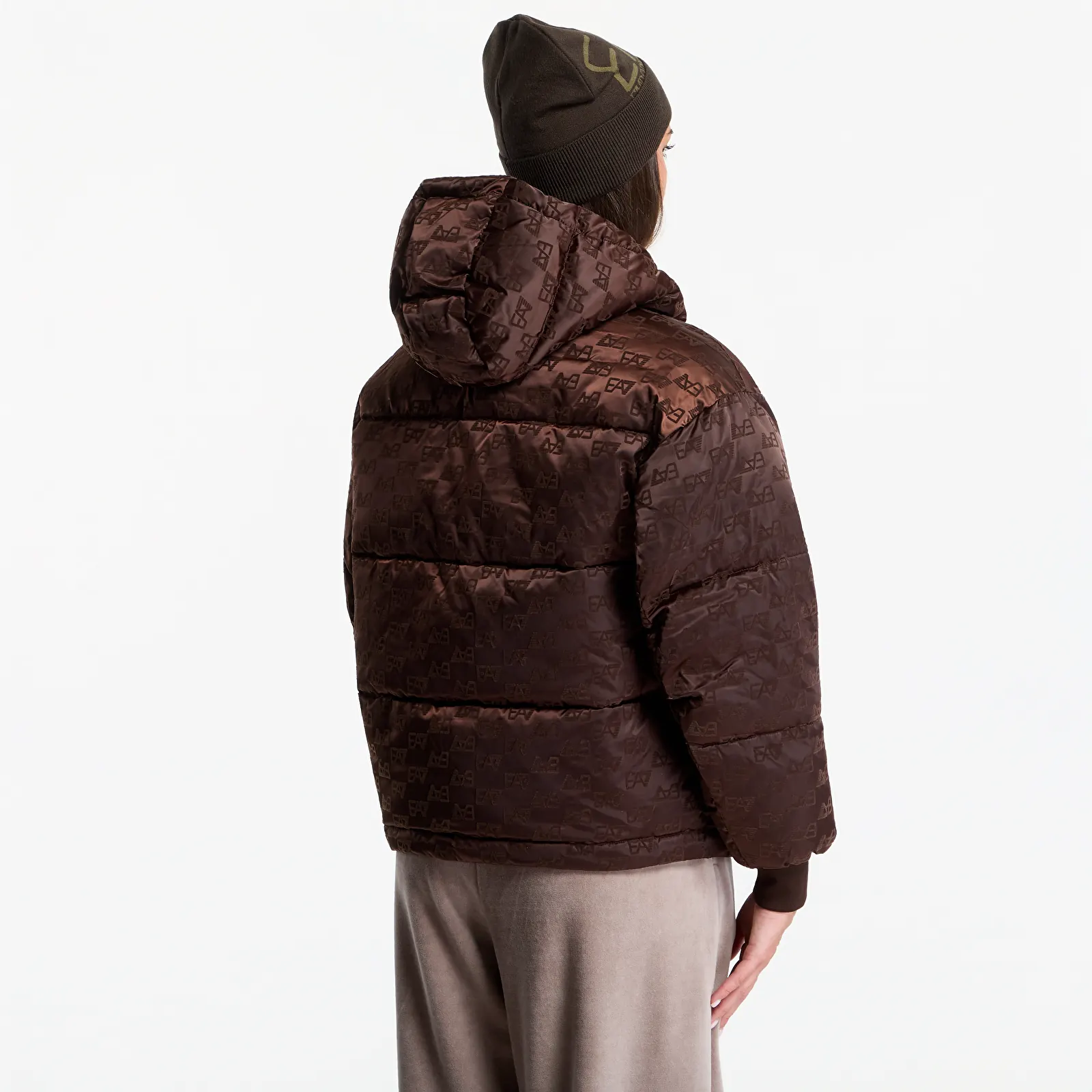 Jackets EA7 Emporio Armani Mountain Winter Jackets W Bomb Fancy Chicory Coffee