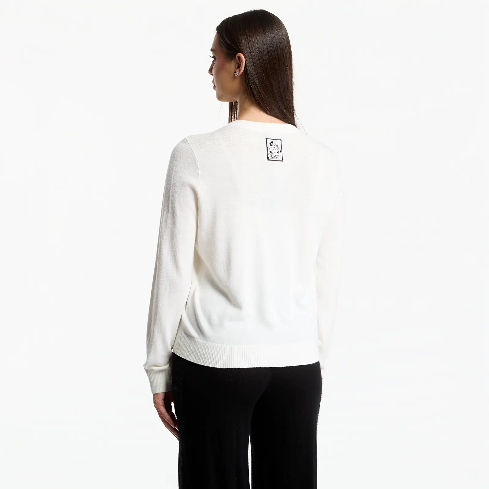 Пуловери EA7 Emporio Armani Train Apres Ski W Graphic Knit Snow White