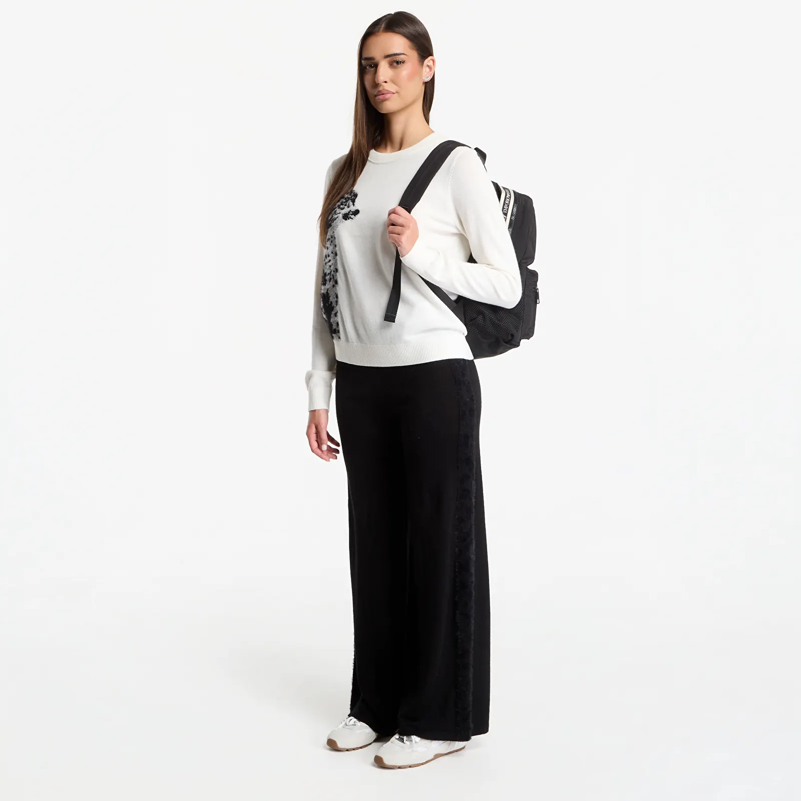 Пуловери EA7 Emporio Armani Train Apres Ski W Graphic Knit Snow White