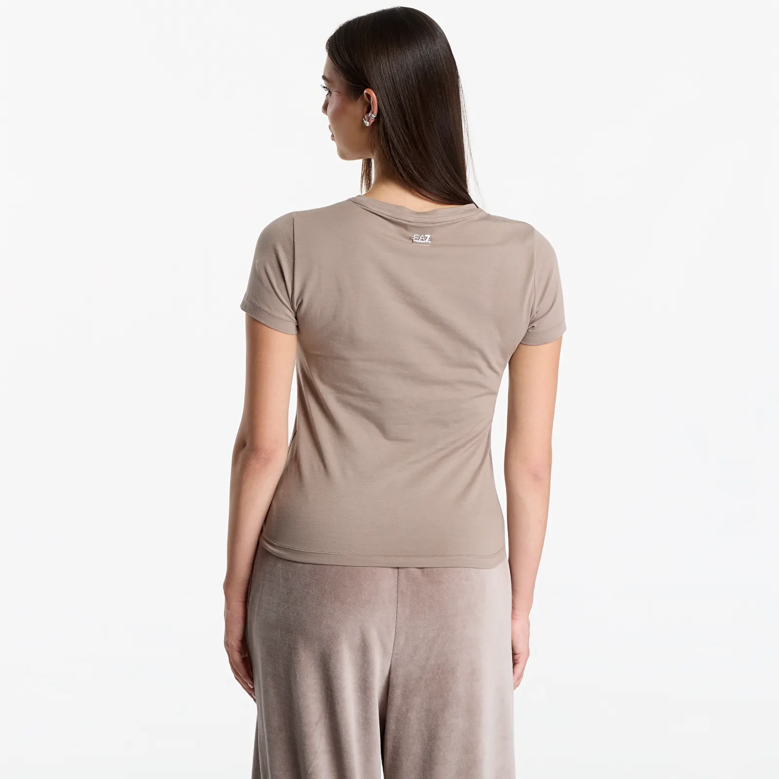 T-krekli EA7 Emporio Armani Train Athletic Velour W Tee Sl Cinder